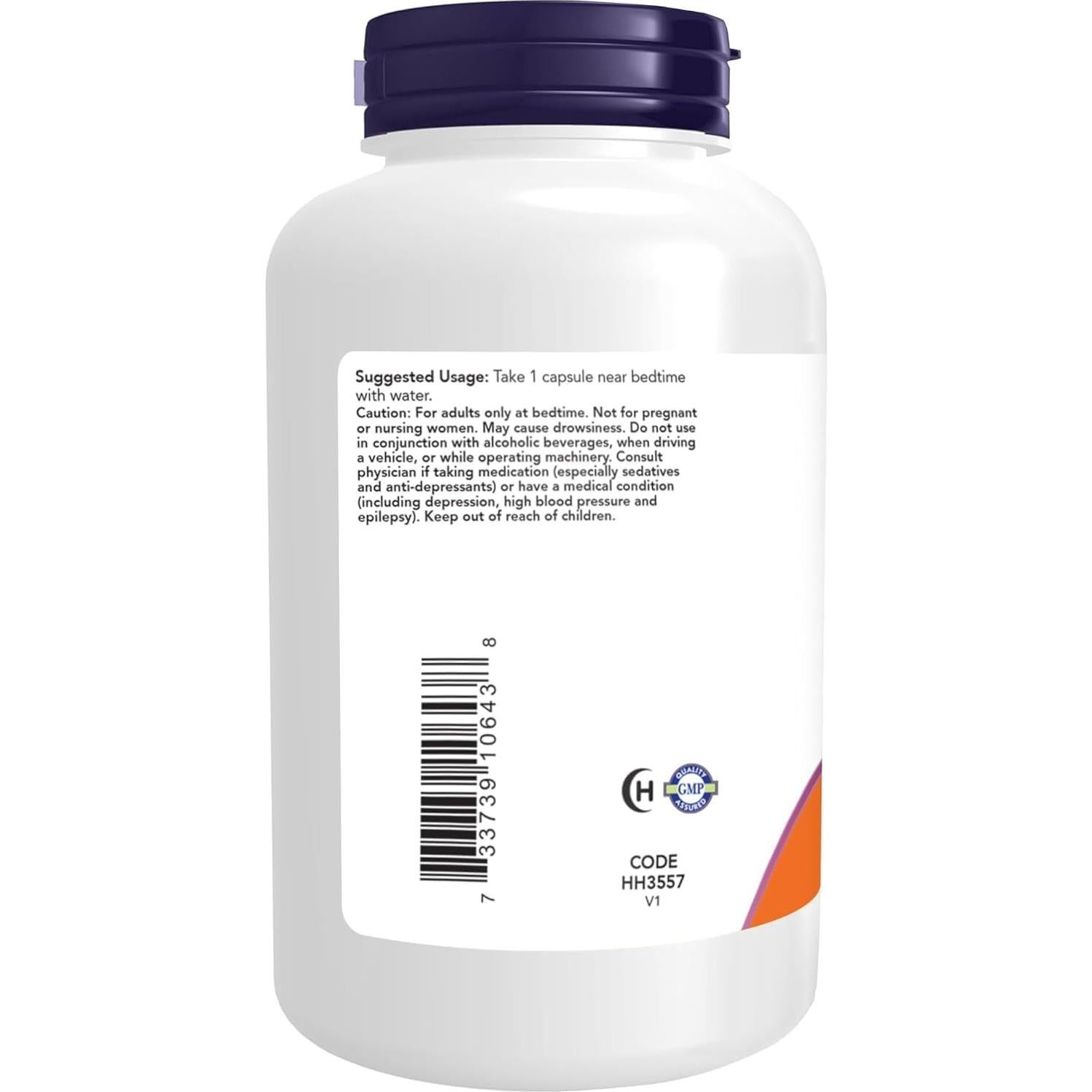 Melatonina Extra Fuerza NOW Foods 10 mg 200 Cápsulas Veganas