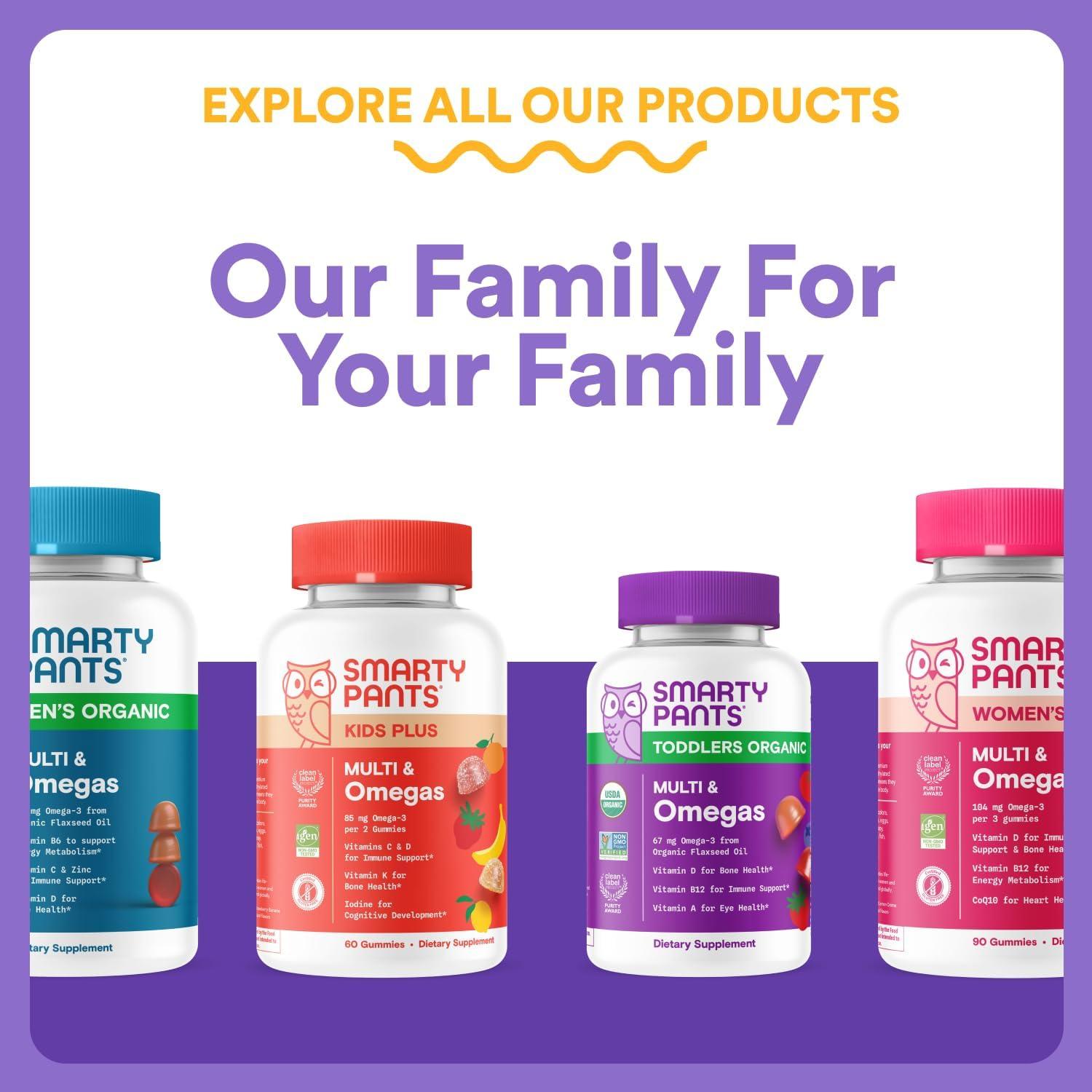 Gominolas para Dormir SmartyPants Niños 0.5mg Melatonina 60 Unidades