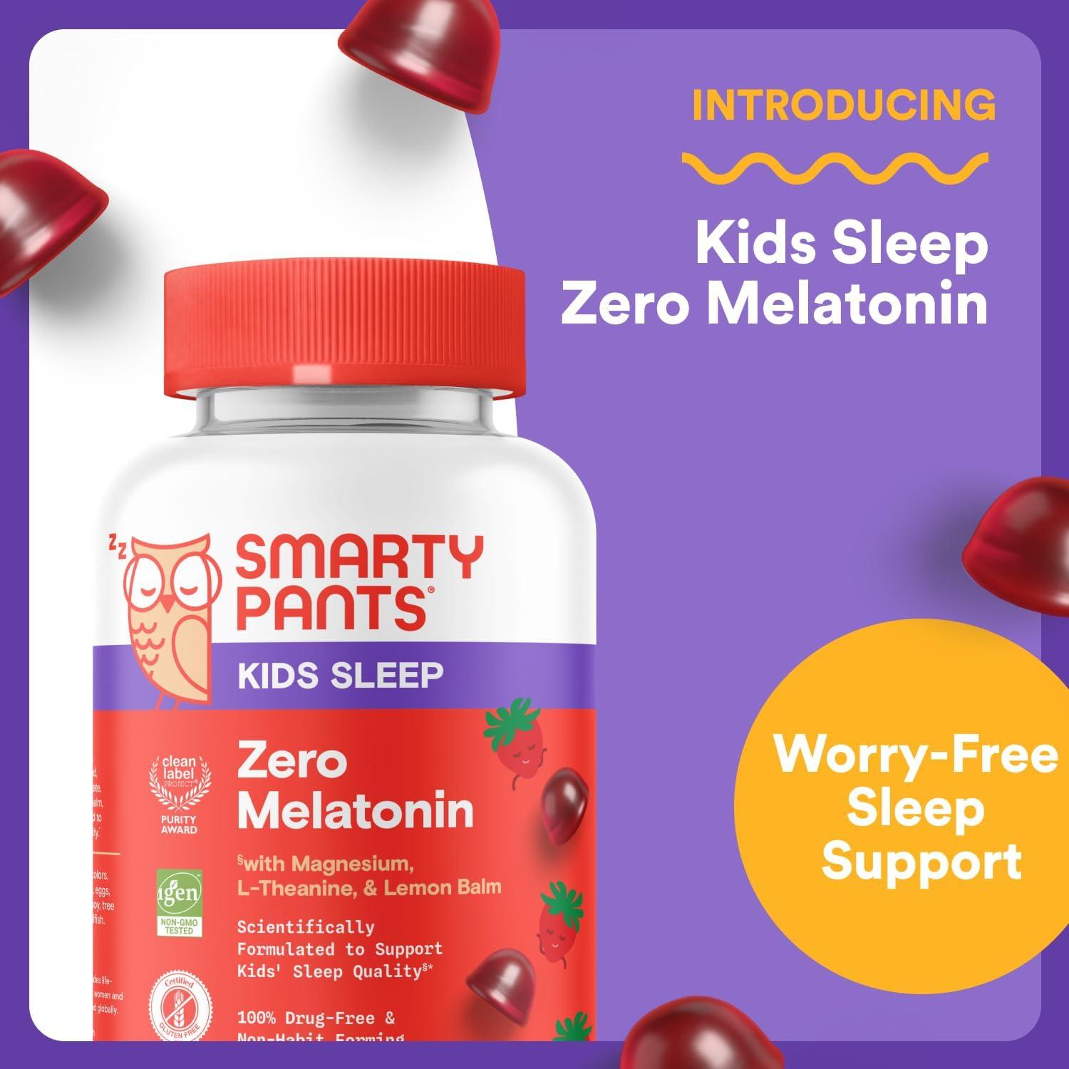 Gominolas para Dormir Niños SmartyPants Sin Melatonina 60 Unid