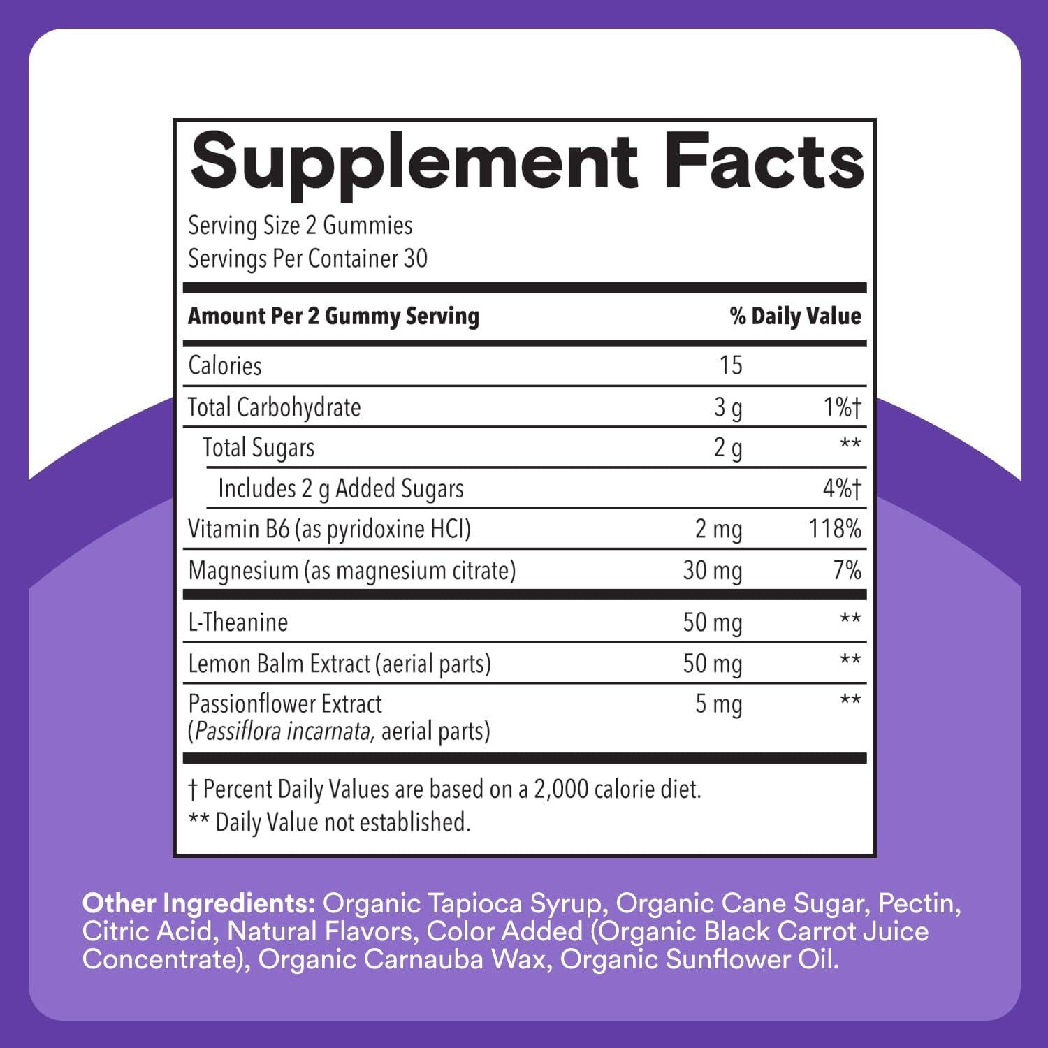 Gominolas para Dormir Niños SmartyPants Sin Melatonina 60 Unid
