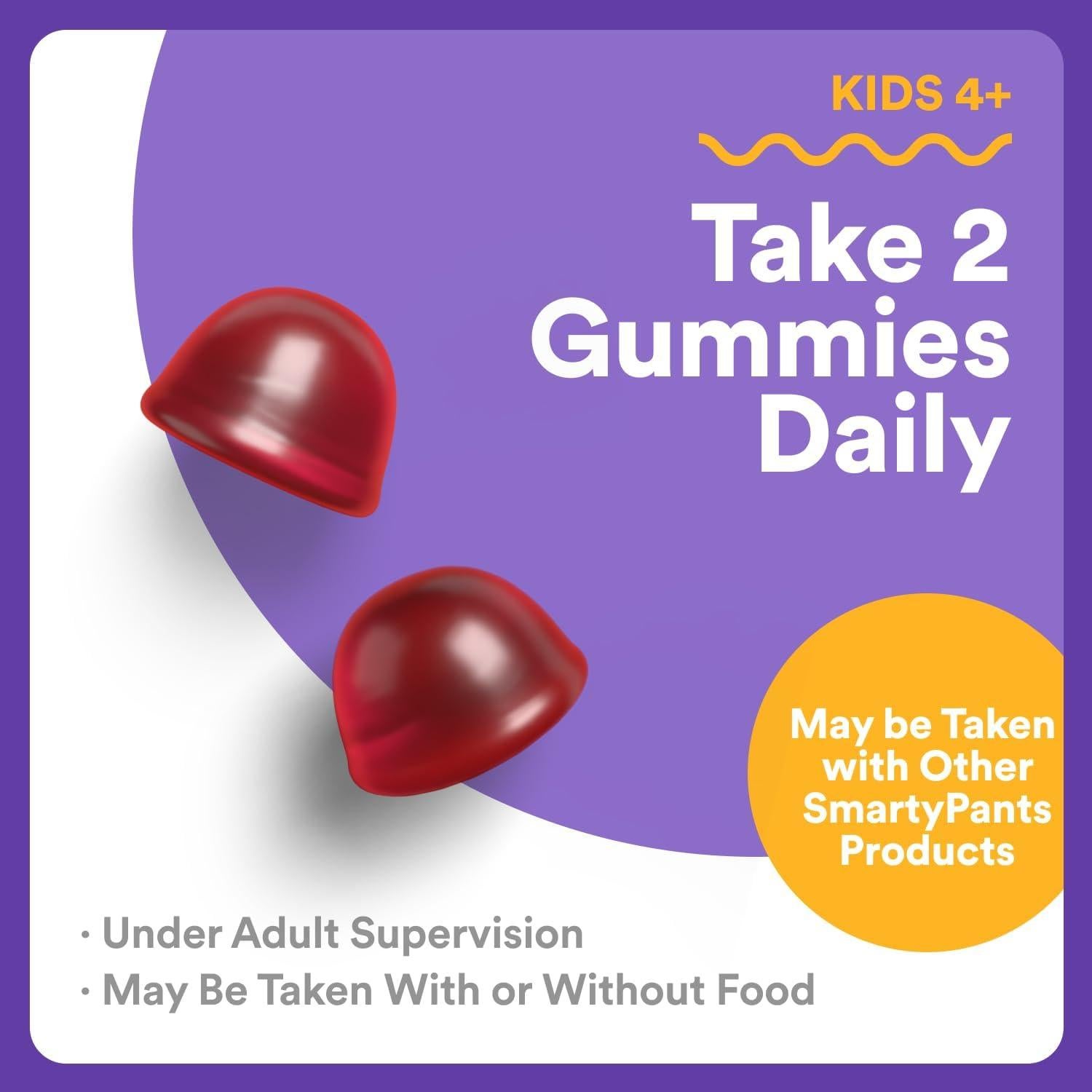 Gominolas para Dormir Niños SmartyPants Sin Melatonina 60 Unid