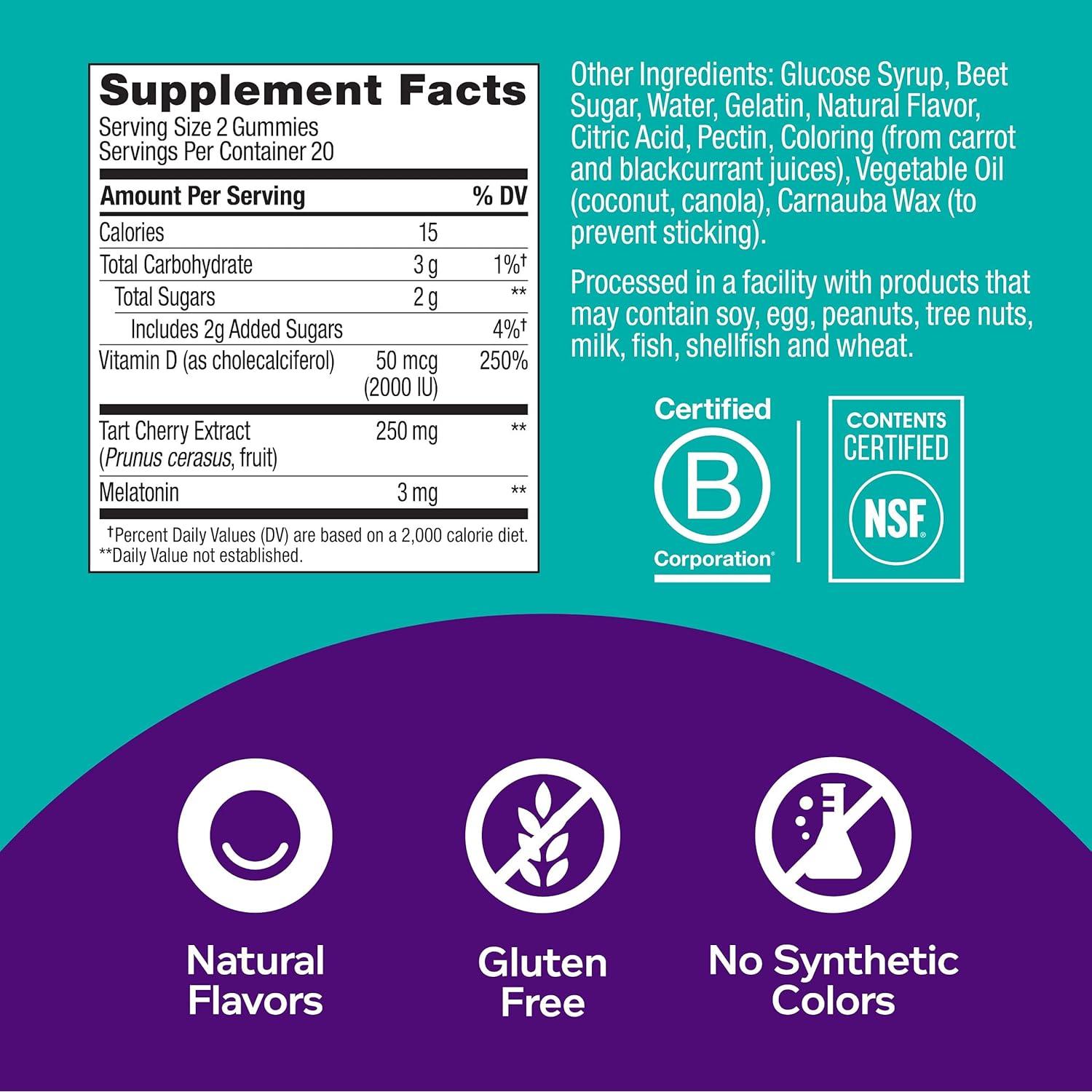 OLLY Gominolas de Recuperación Muscular y Energía Diaria - 40 Unidades