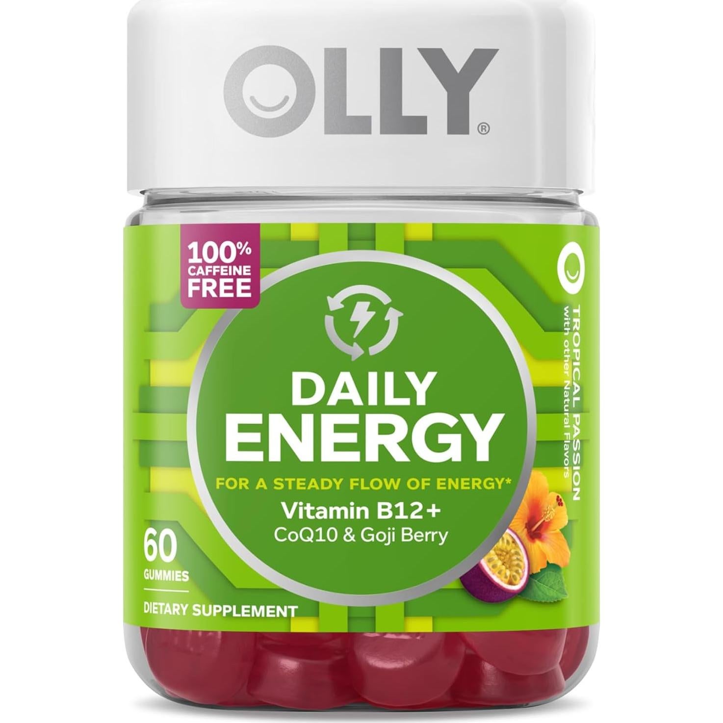 OLLY Gominolas de Recuperación Muscular y Energía Diaria - 40 Unidades