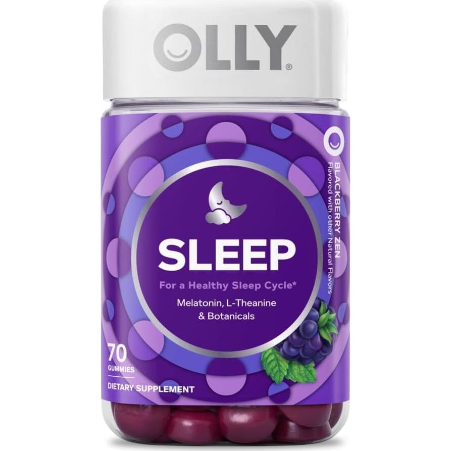 Gomitas para Dormir OLLY con Melatonina y L-Teanina 130 Unidades