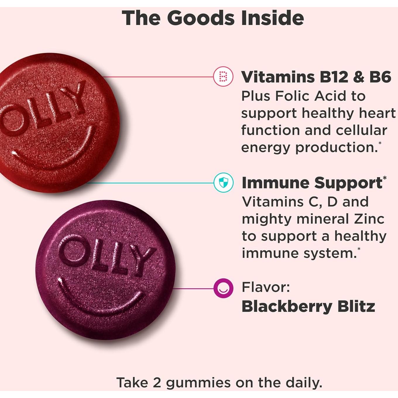 Gomitas OLLY Sueño y Multivitaminas Hombres 120 Unidades