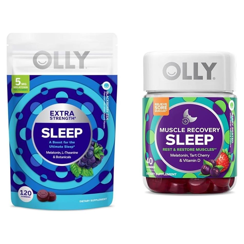 OLLY Gomas para Dormir y Recuperación Muscular - 160 Unidades