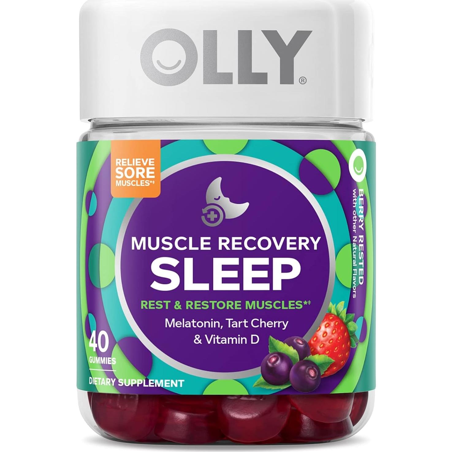 OLLY Gomas para Dormir y Recuperación Muscular - 160 Unidades