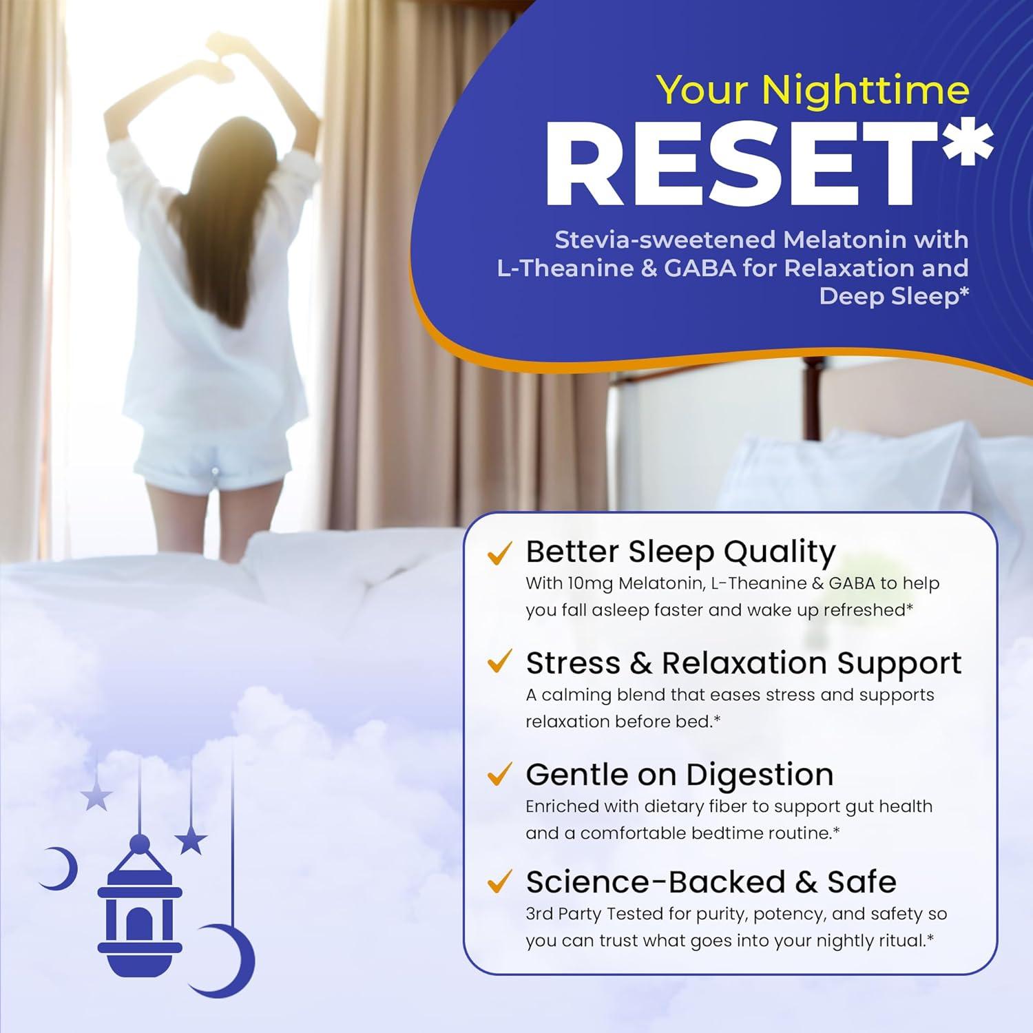 Dr Sugar Labs Mezcla de Bebida en Polvo con Melatonina 10mg