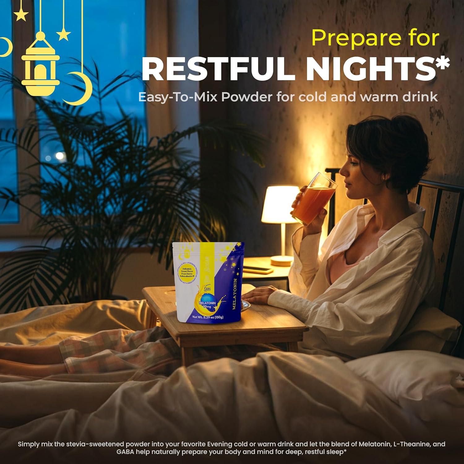 Dr Sugar Labs Mezcla de Bebida en Polvo con Melatonina 10mg