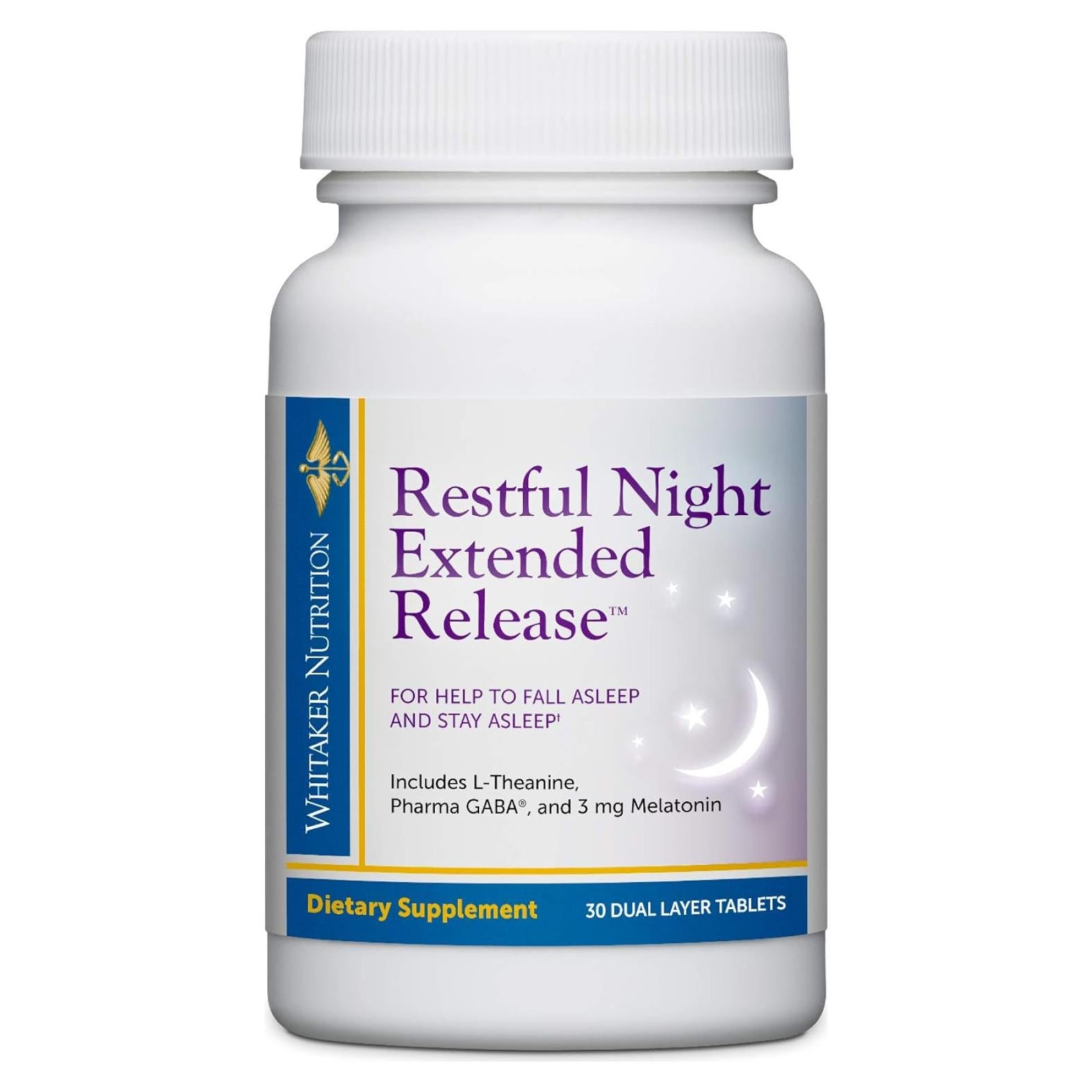 Suplemento para Dormir Dr. Whitaker 30 Tabletas Melatonina