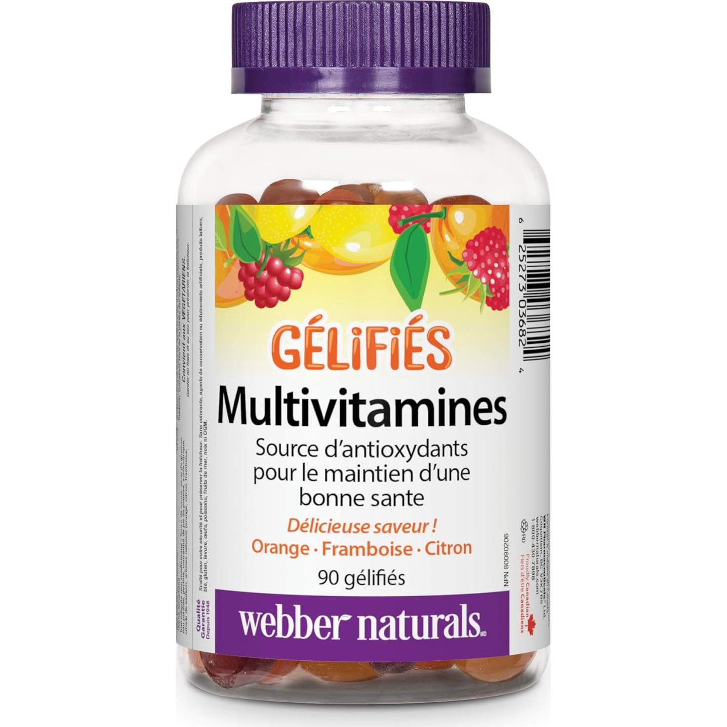 Multivitamina Webber Naturals 90 Cápsulas 240g
