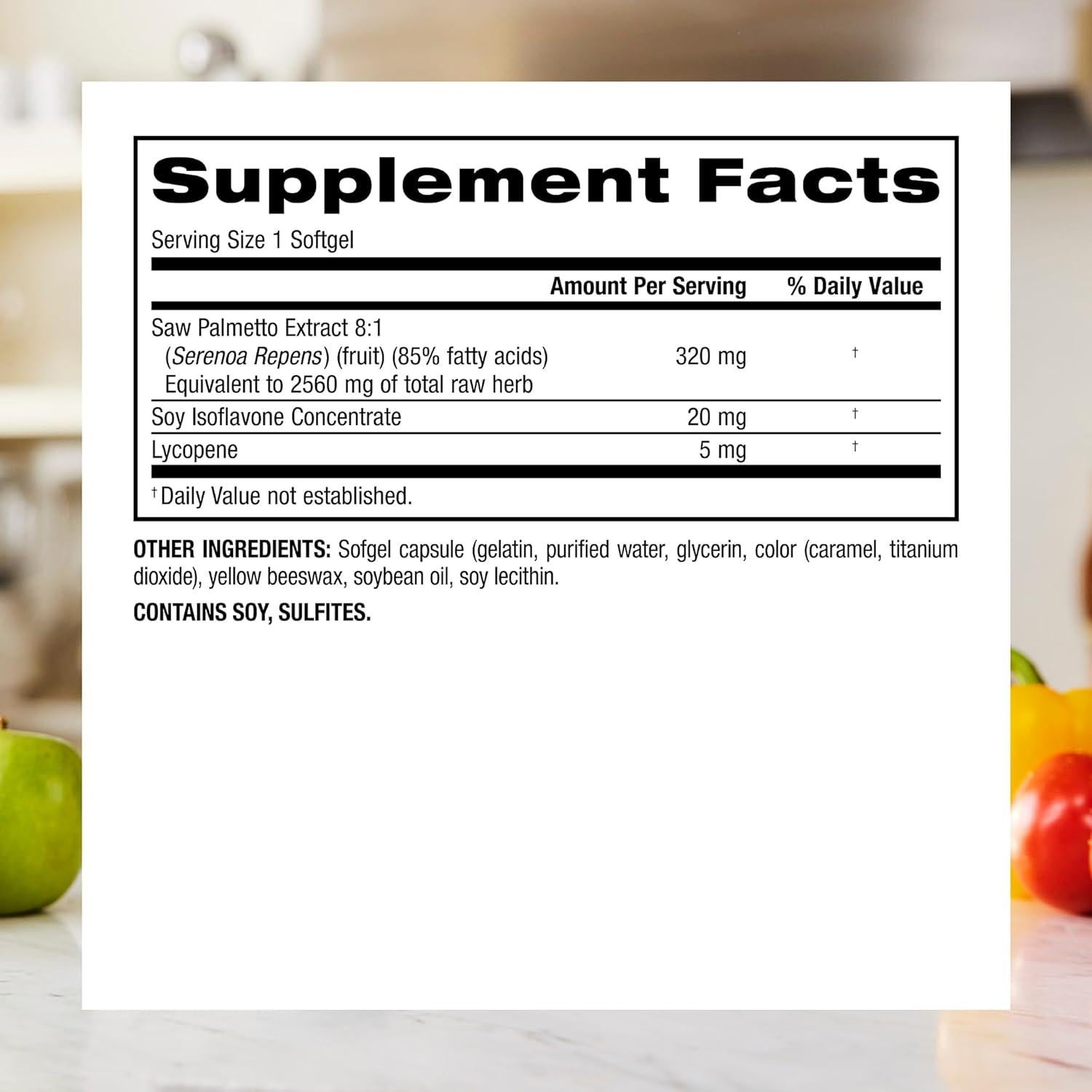 Webber Naturals Ultra Saw Palmetto Plus 320mg 100 Softgels