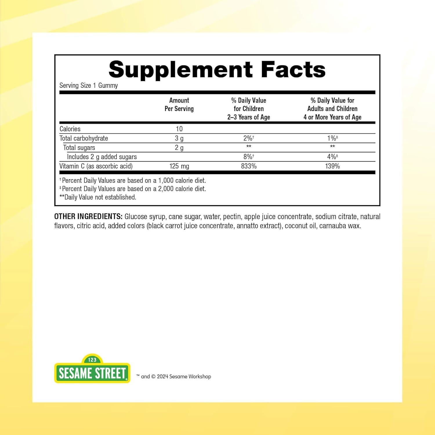 Gominolas Veganas de Vitamina C Webber Naturals 180 Unidades