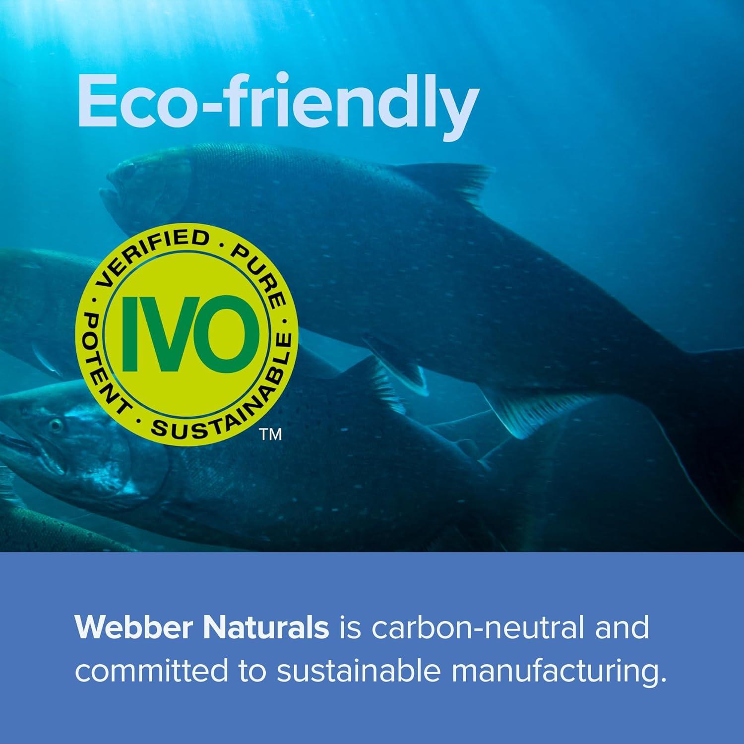 Aceite de Hígado de Bacalao Webber Naturals 1100 mg 180 Softgels