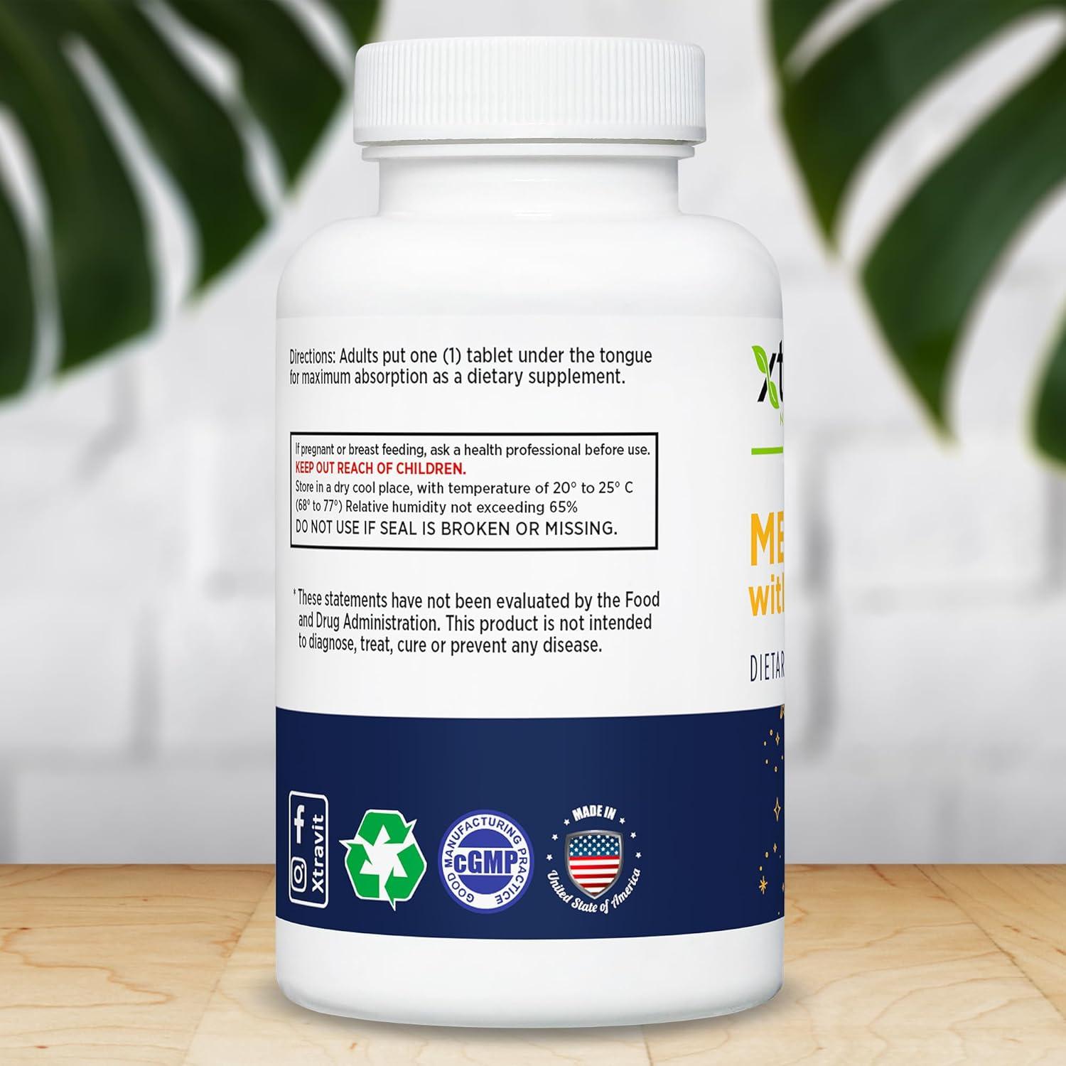 Melatonina Xtravit 20mg + B6 - 60 Cápsulas Veganas para Dormir