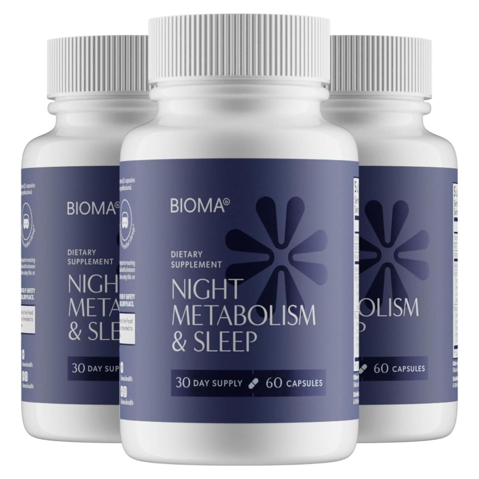 Suplemento Metabolismo y Sueño Bioma - 180 Cápsulas