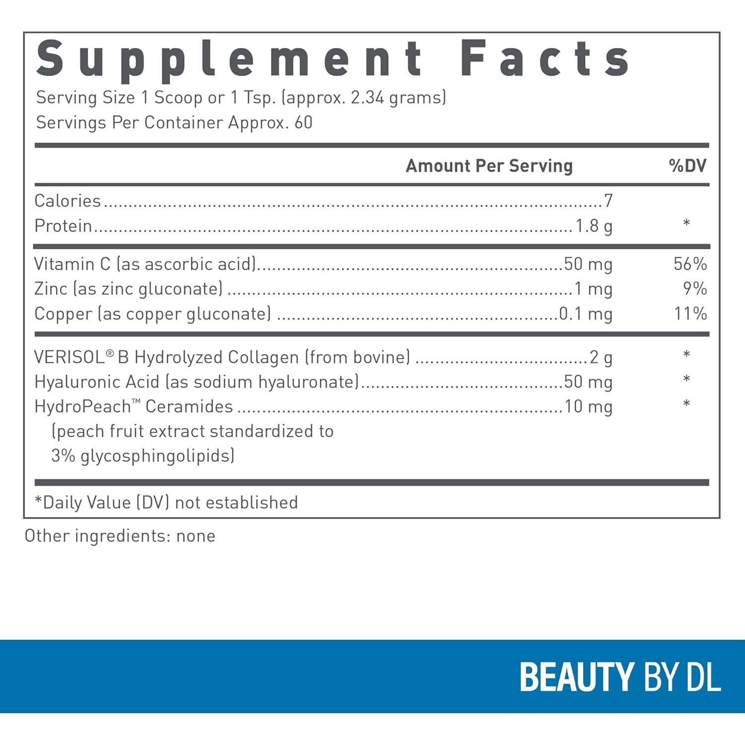 Colágeno Hidrolizado+ Douglas Laboratories 139.5g Piel Radiante