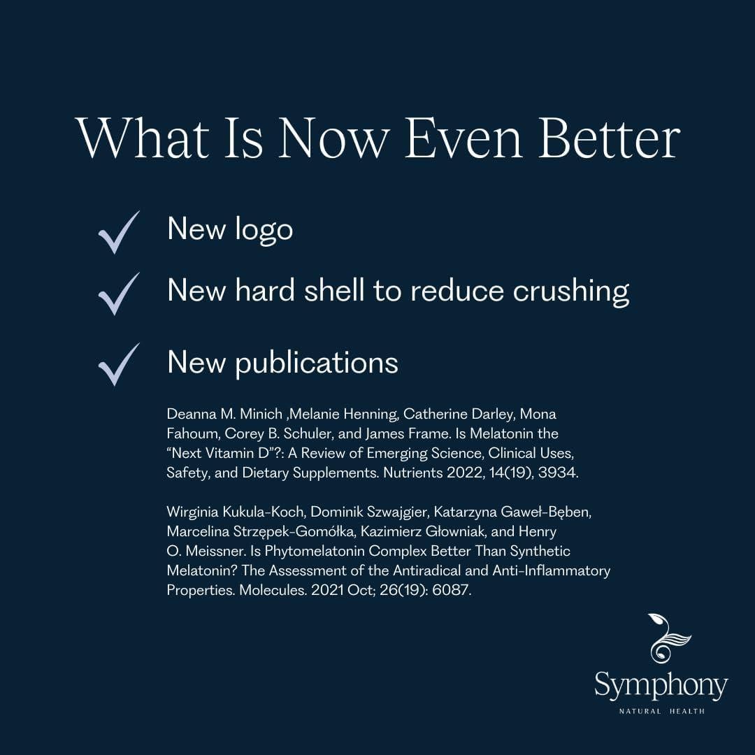 Suplemento Natural de Melatonina 3mg - 120 Cápsulas Veganas