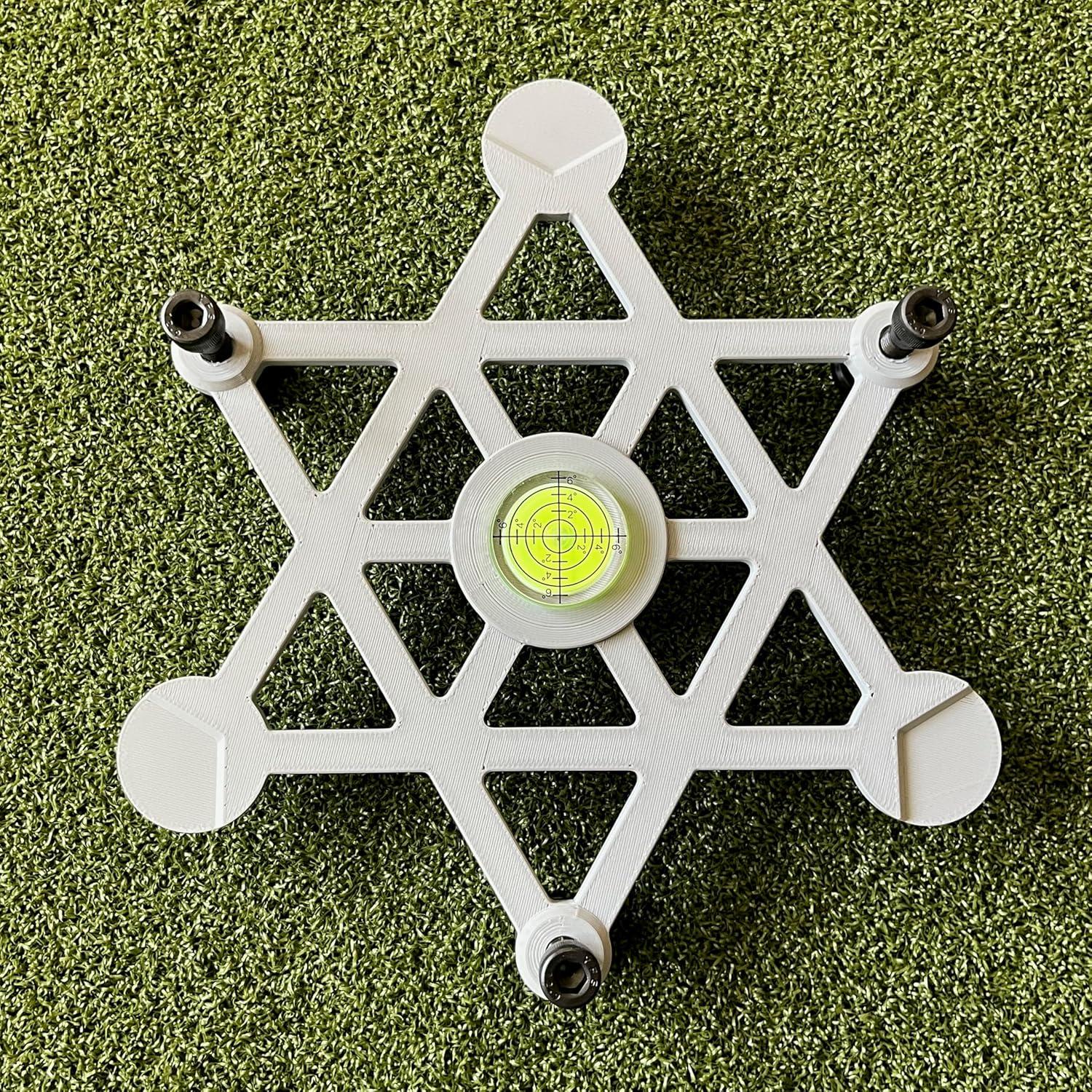 Soporte Nivelador Tower Golf para MLM2 Pro - Base Ancha