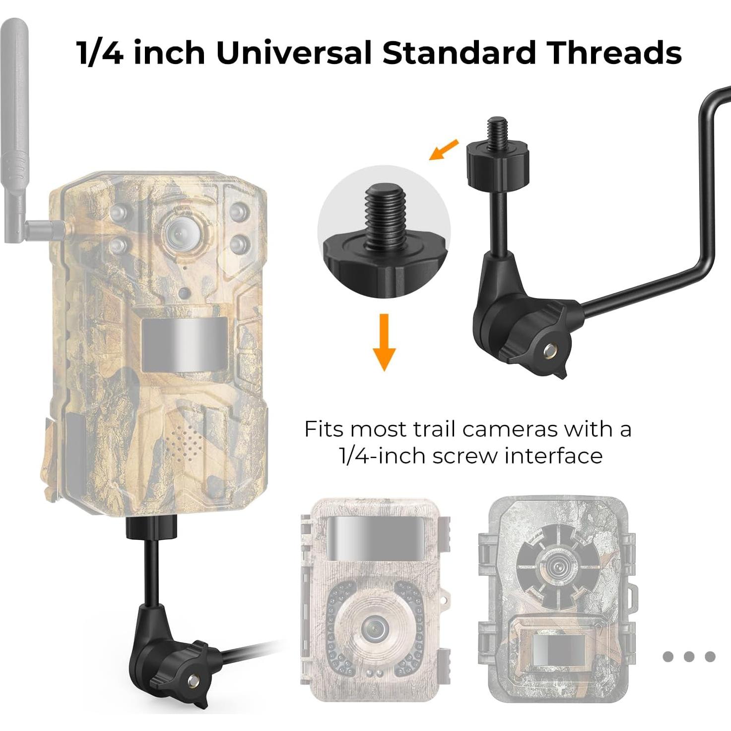 Soporte de Cámara de Sendero K&F Concept 2 Unidades 360° Ajustable