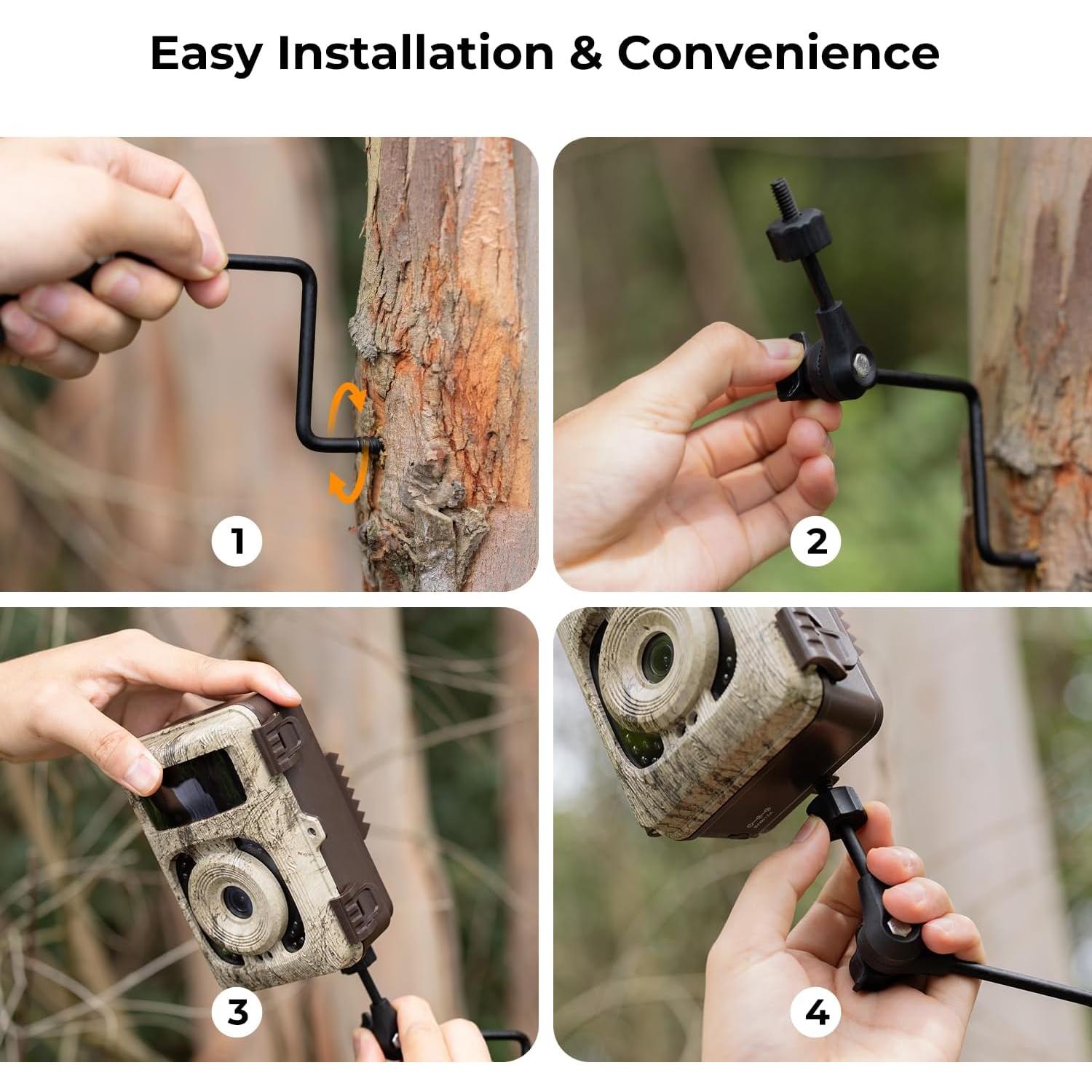 Soporte de Cámara de Sendero K&F Concept 2 Unidades 360° Ajustable