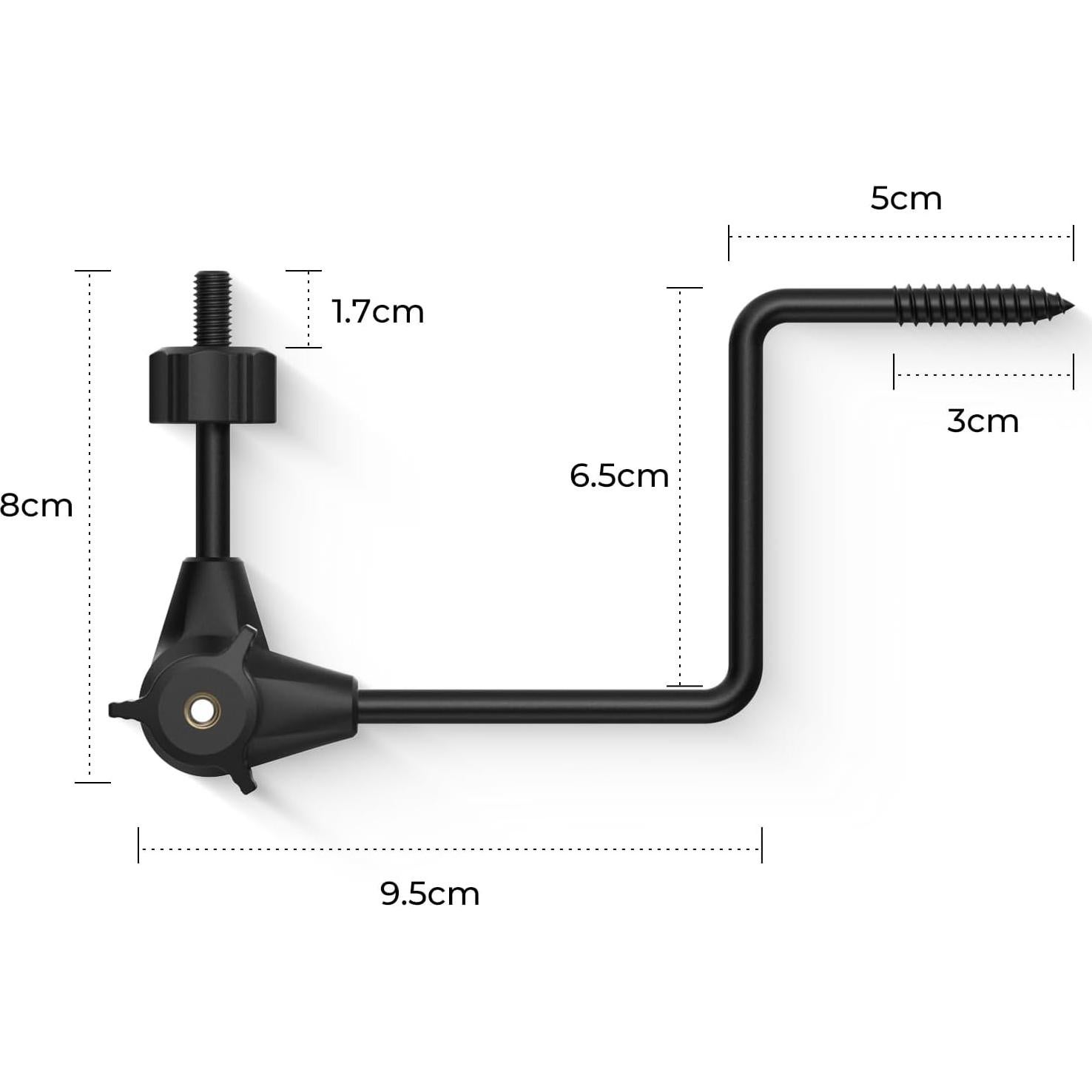 Soporte de Cámara de Sendero K&F Concept 2 Unidades 360° Ajustable