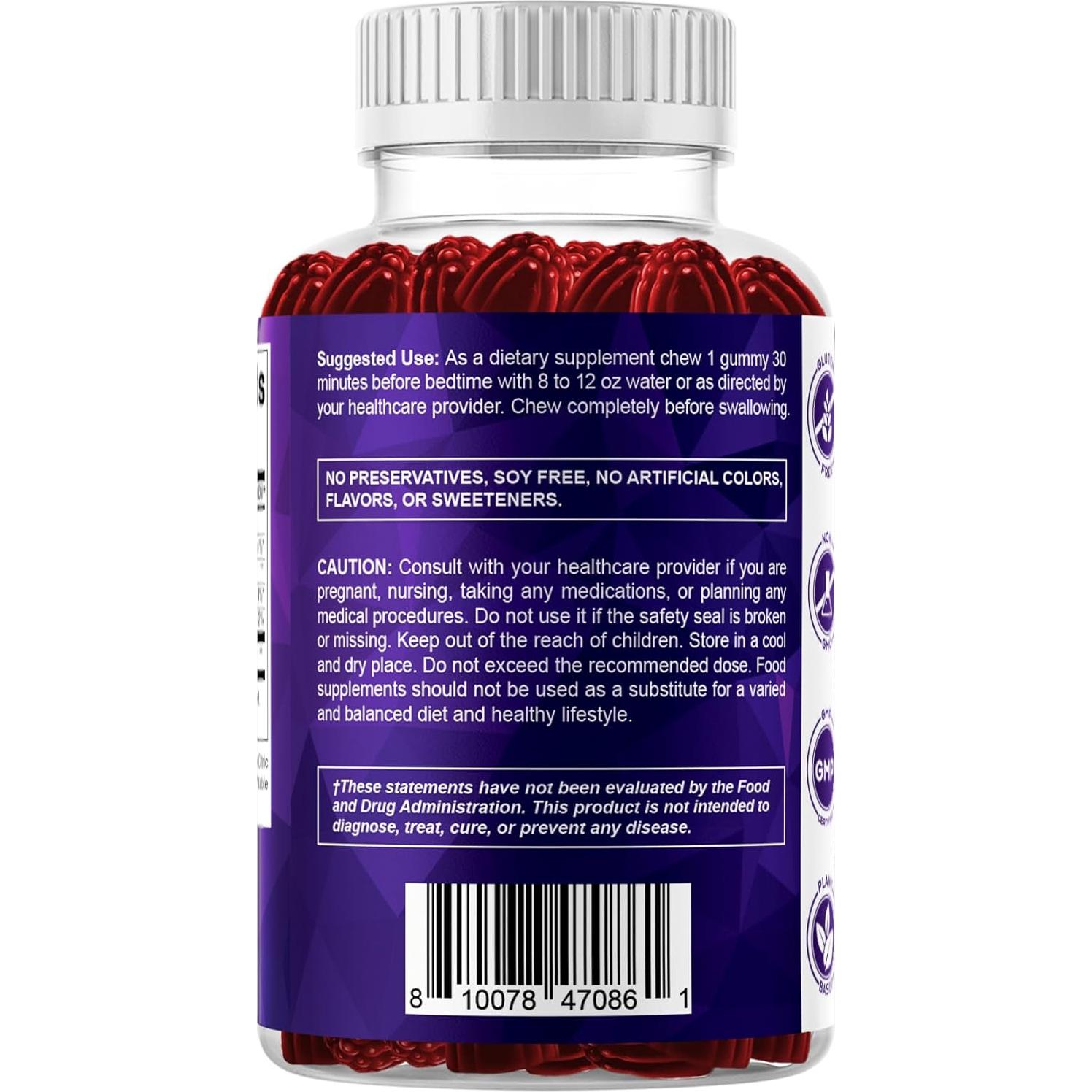 Gominolas de Melatonina Vitamatic 10 mg Veganas - 120 Unidades