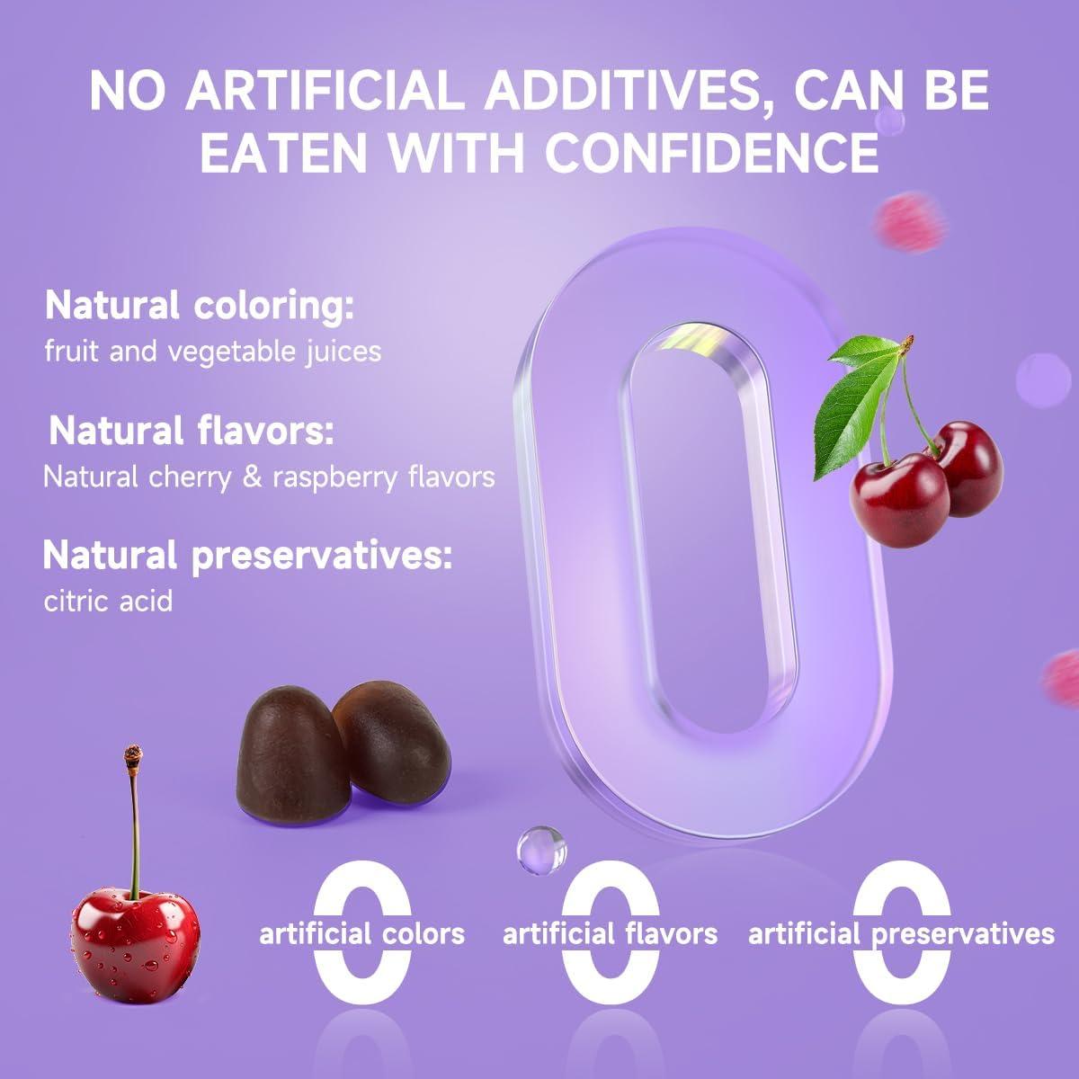 Gomitas para Dormir Veganas Careleaf con L-Theanine y Magnesio