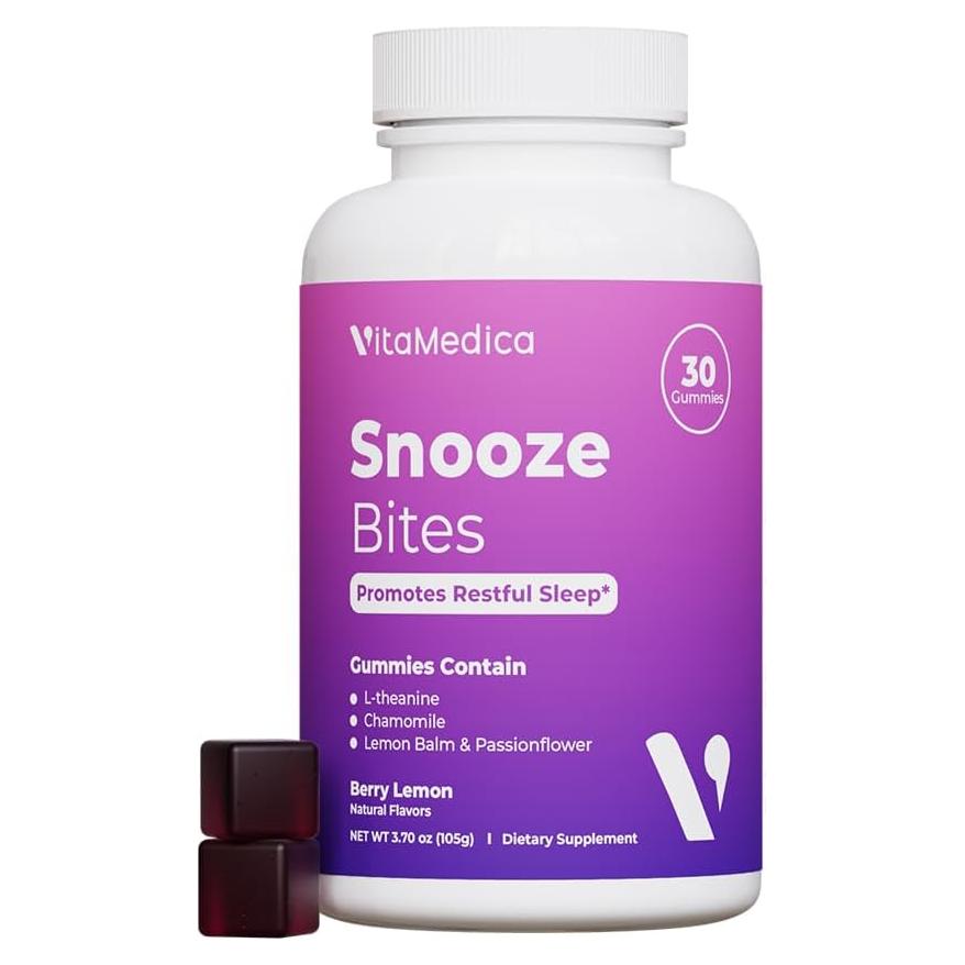 Gominolas para Dormir VitaMedica Snooze - 30 Unidades - Sin Melatonina