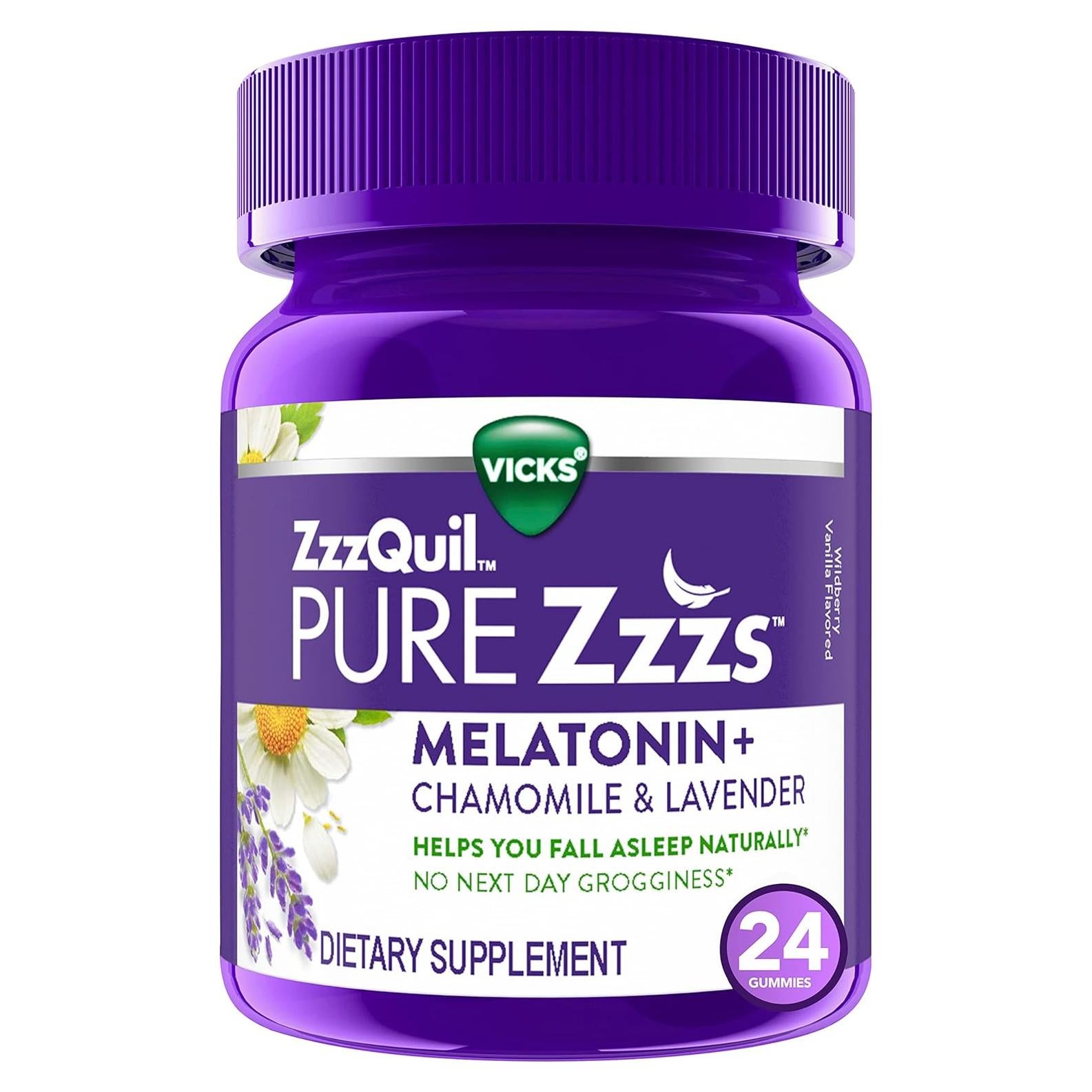 Gominolas de Melatonina ZzzQuil PURE Zzzs 2mg - 24 Unidades