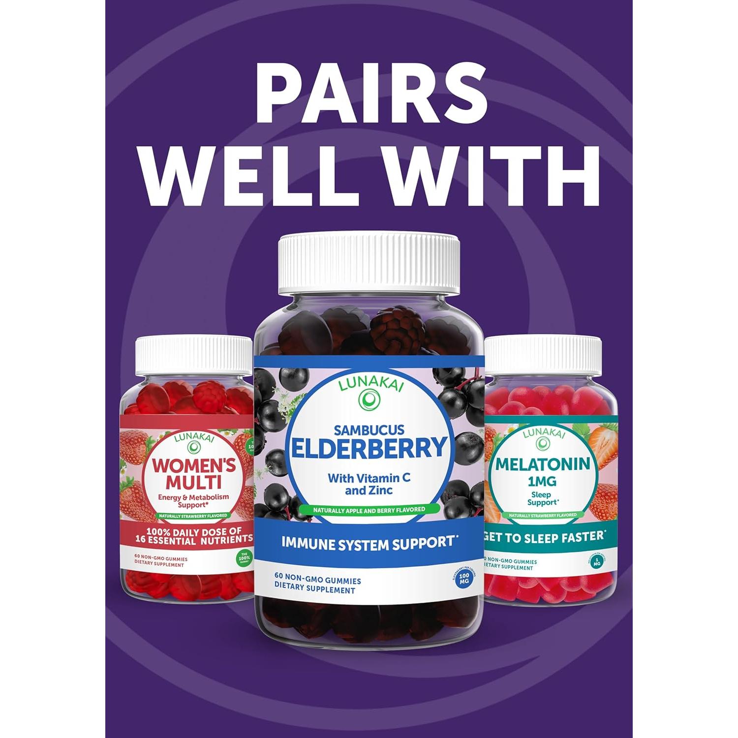 Gominolas de Melatonina Lunakai para Niños 1mg - 60 Unidades