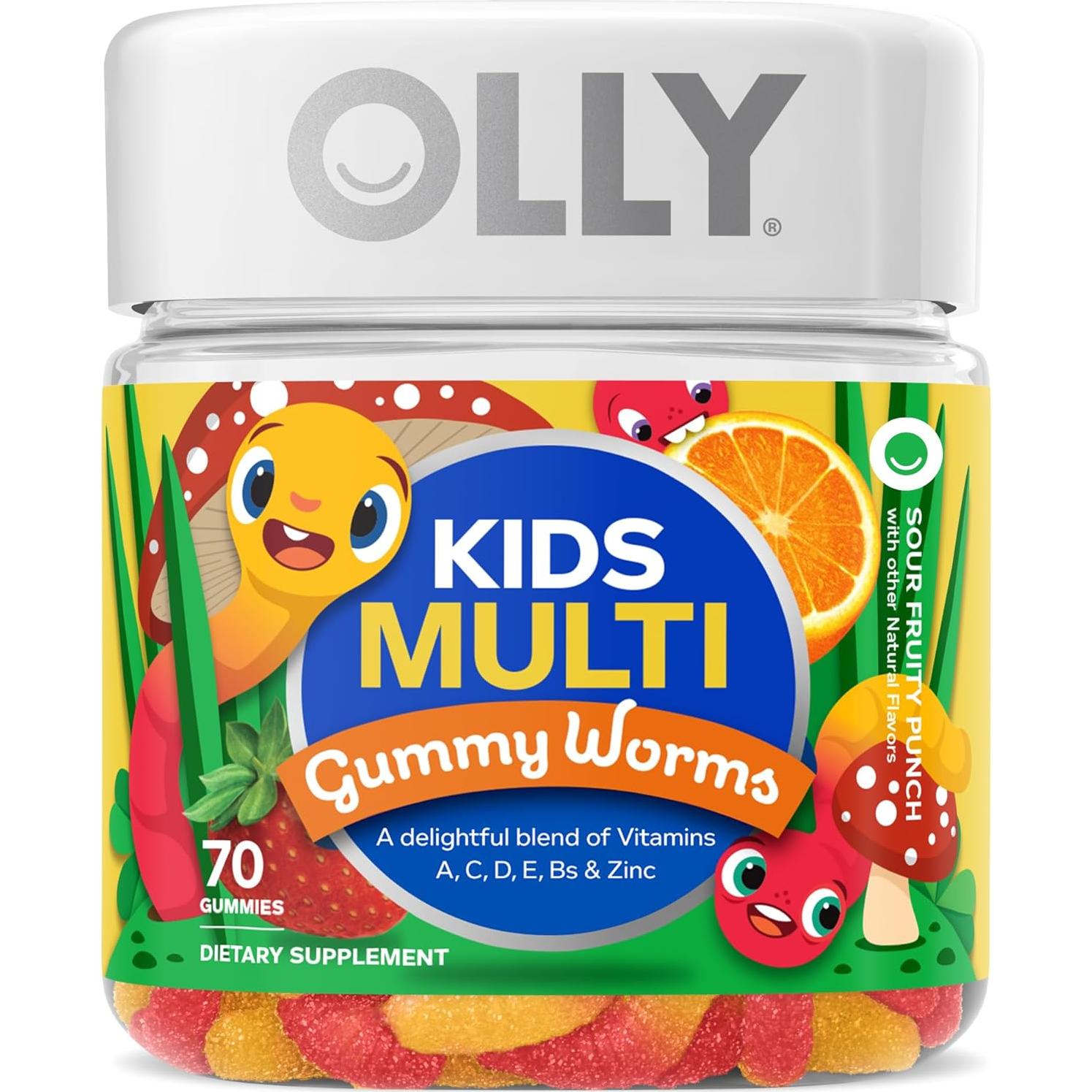 Gominolas OLLY para Dormir y Multivitamínicas Niños 60 y 70 Unidades