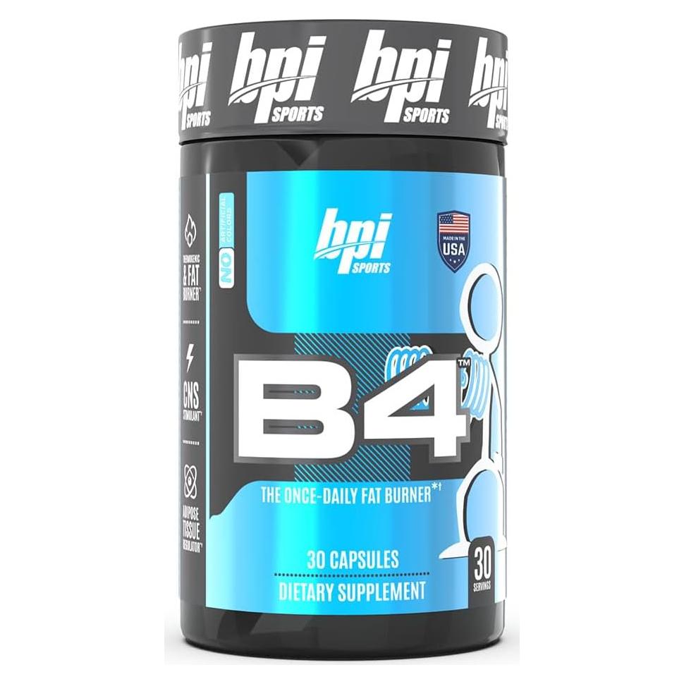 BPI Sports Nite Burn y B4 - Quemadores de Grasa 60 Cápsulas