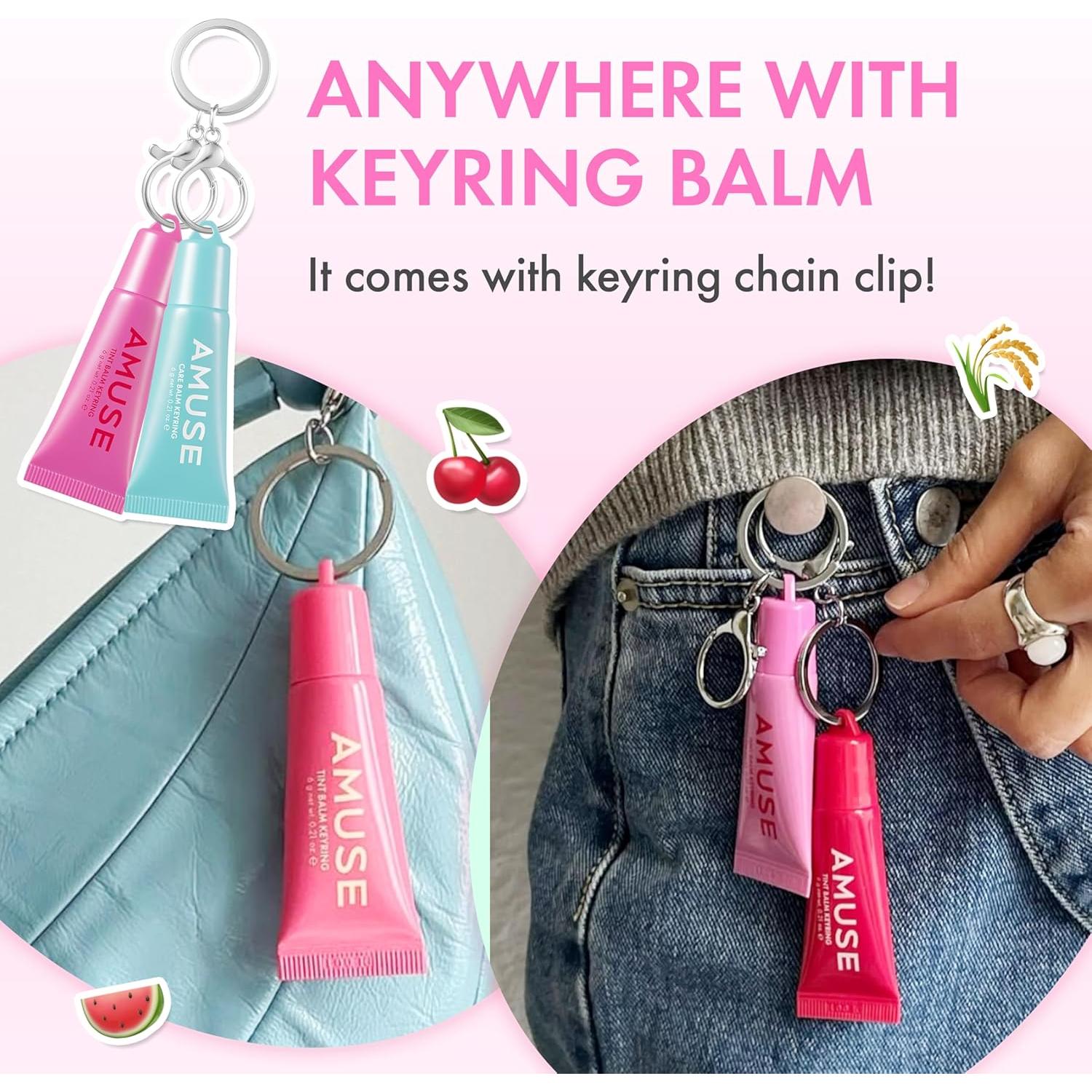 Bálsamo Labial Amuse SEOUL Care Tint 5.97g Cereza Saludable