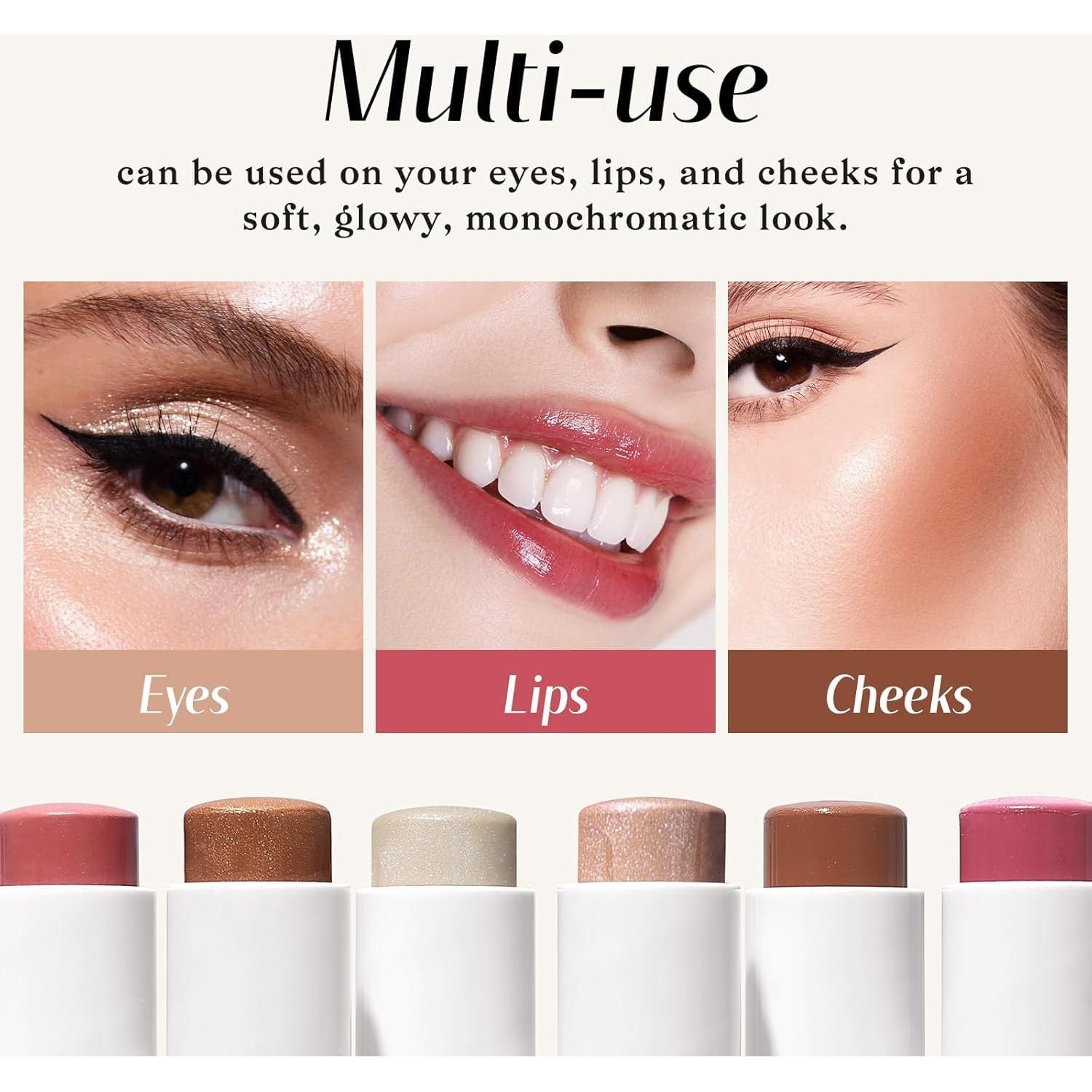 KIMUSE Trio de Palos Multiusos Maquillaje Facial 21g