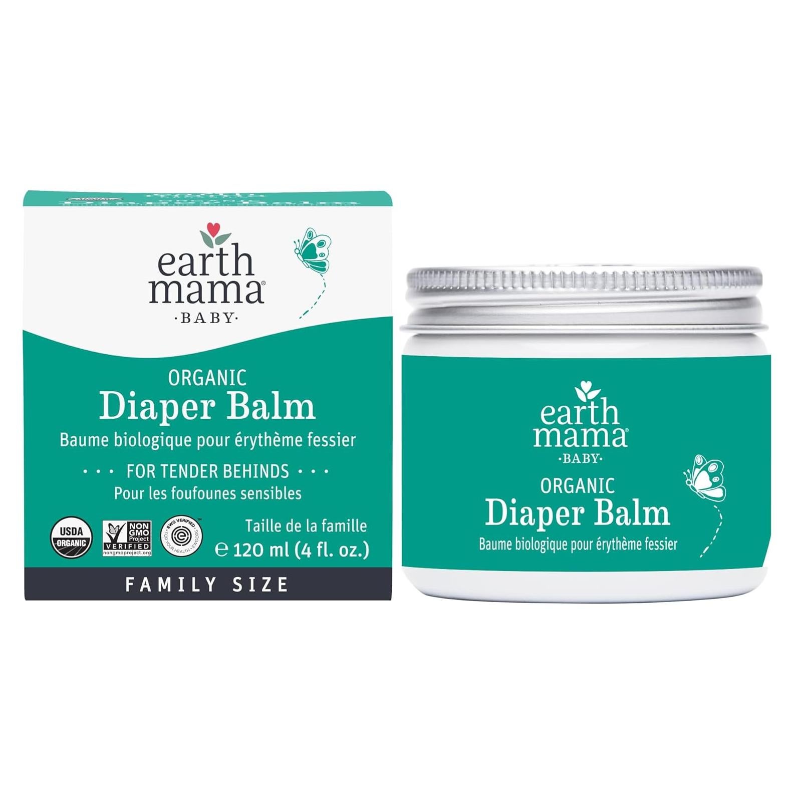 Bálsamo para Pañales Orgánico Earth Mama 118 ml - Sin Fragancias