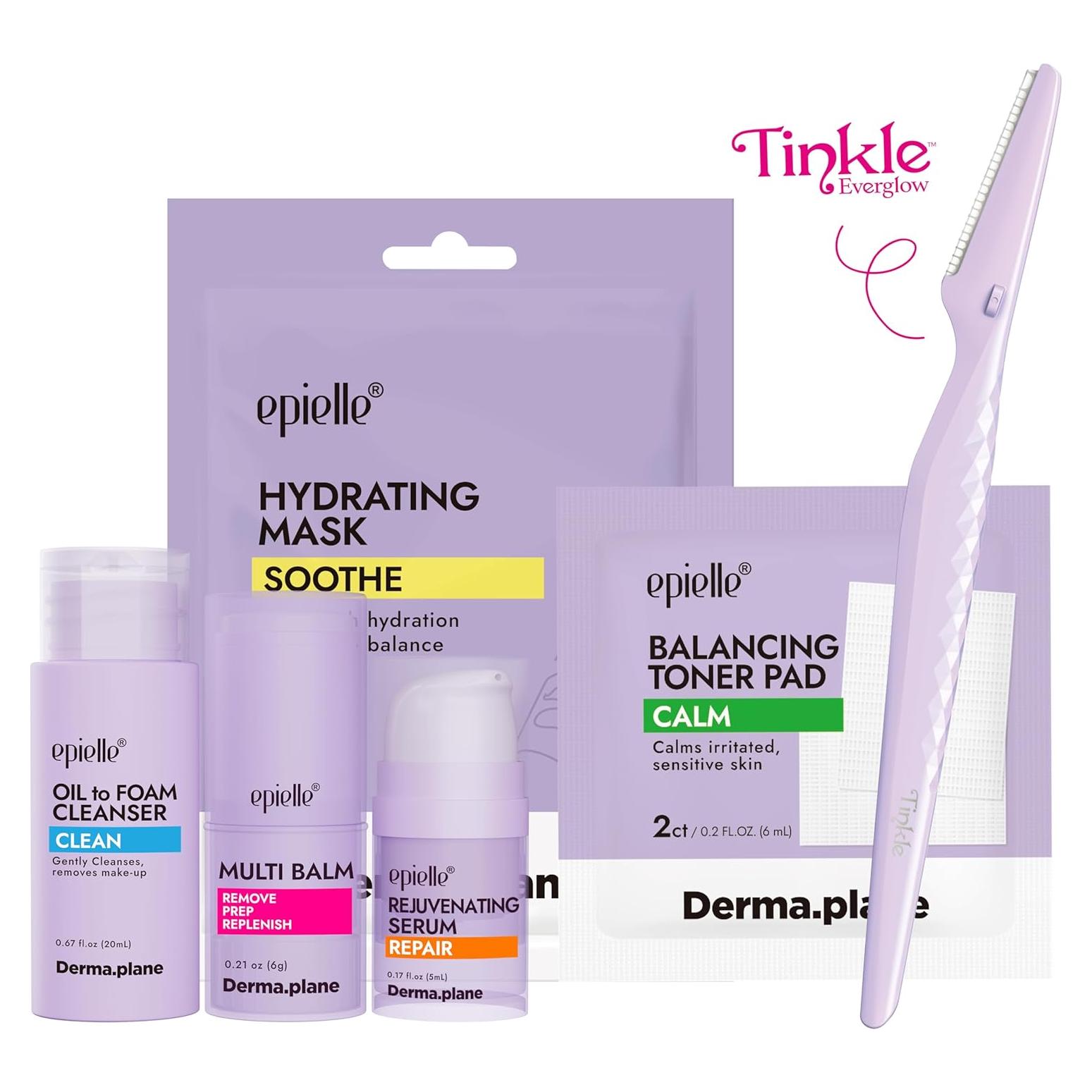 Kit de Dermaplaning Completo epielle Tinkle - Limpieza e Hidratación
