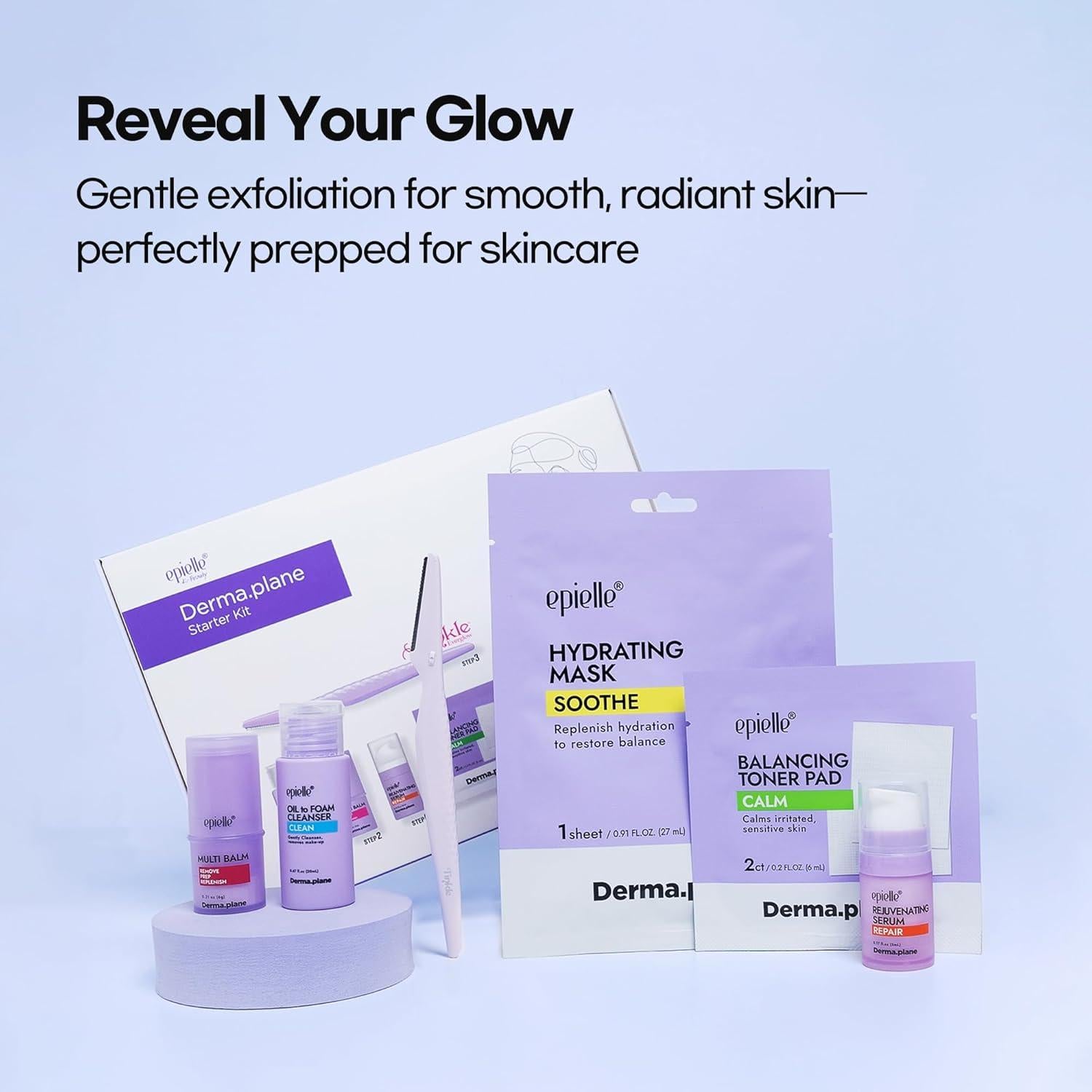 Kit de Dermaplaning Completo epielle Tinkle - Limpieza e Hidratación