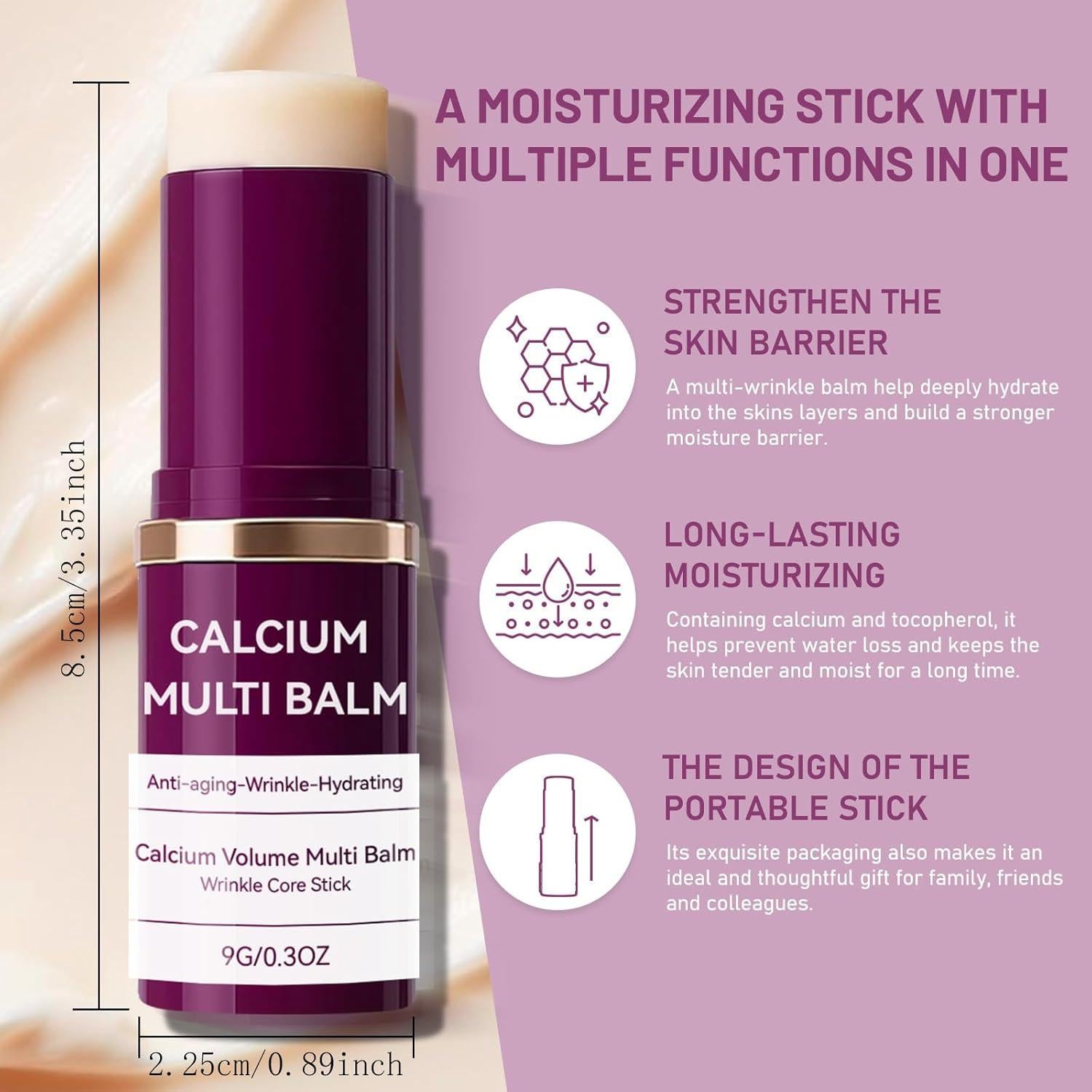 Bálsamo Hidratante Multi Calcio POYICGS Stick 40g