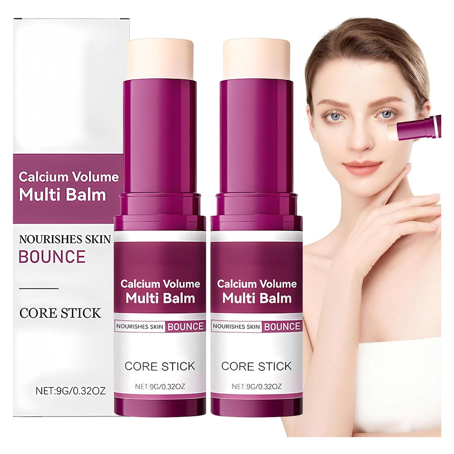 Barra de Calcio MQN 2PCS para Cara, Ojos y Cuello con Colágeno