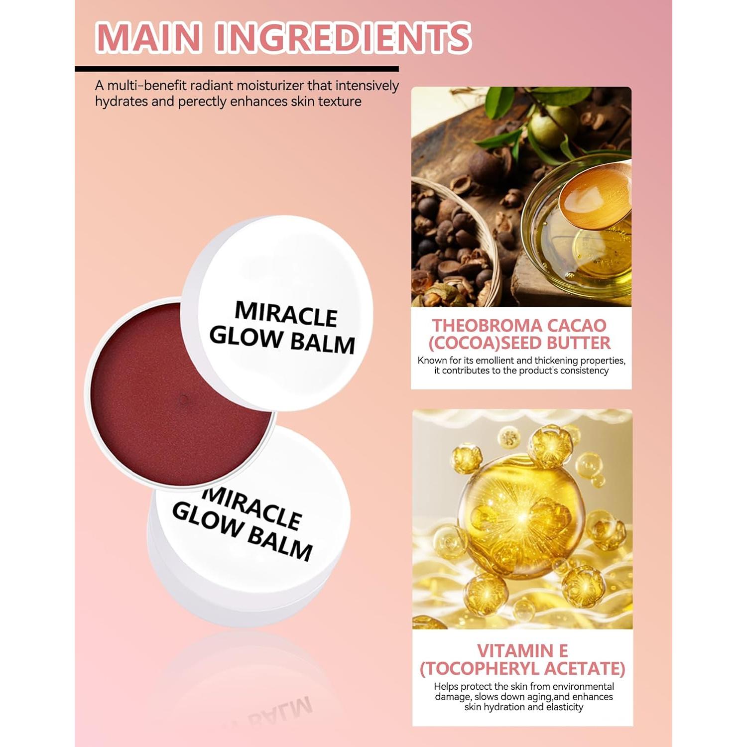 Bálsamo Multi Glow 03 Rosa Transparente - Maquillaje Facial Hidratante