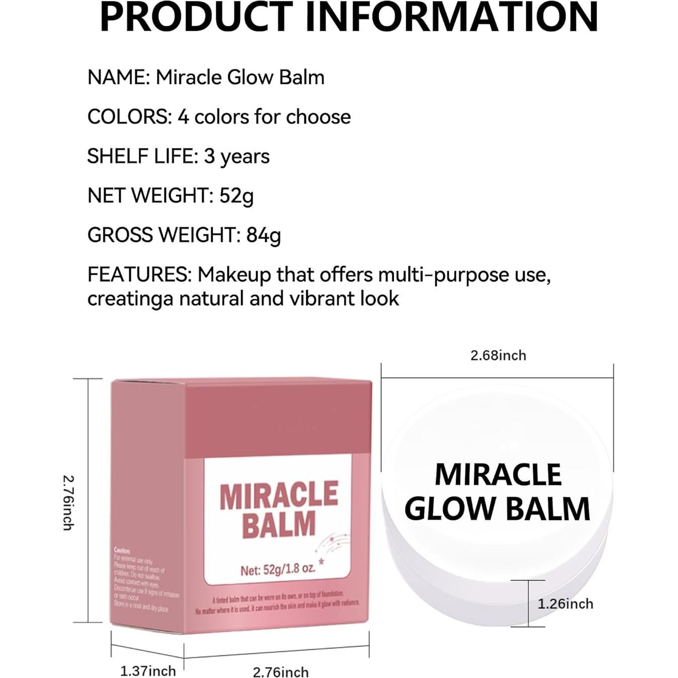 Bálsamo Multi Glow 03 Rosa Transparente - Maquillaje Facial Hidratante