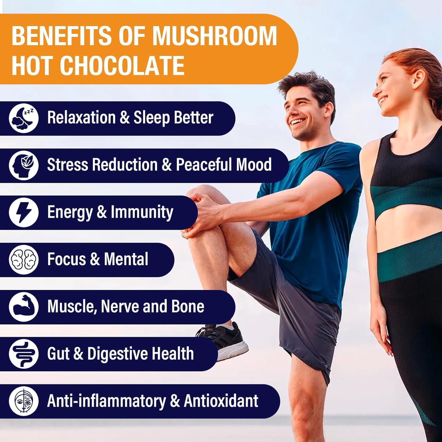 Cacao Caliente Orgánico Volocatilly con Champiñones 210g