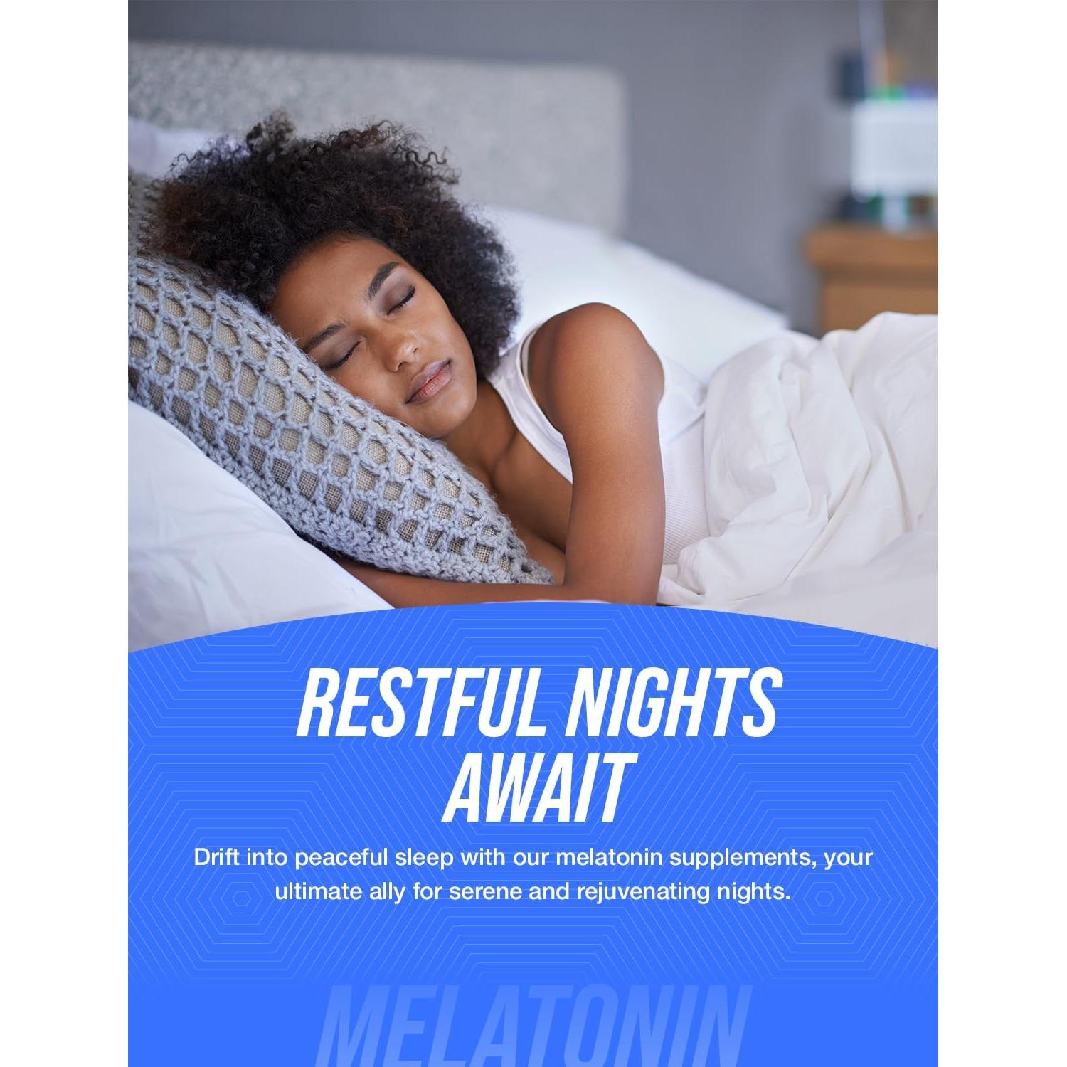 Melatonina 5 mg BulkSupplements.com - 240 Cápsulas para Dormir