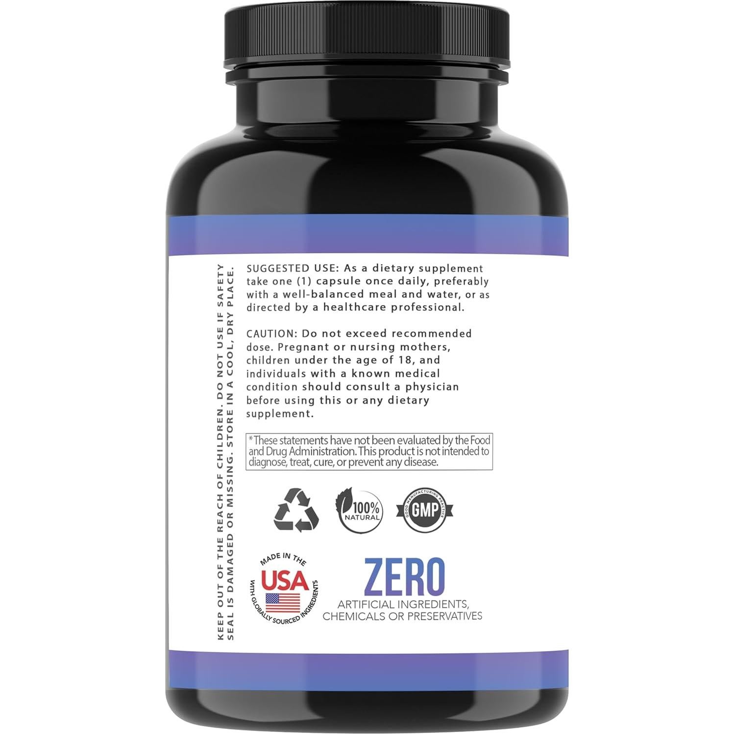 Paquete AM/PM de Zinc Puro y Magnesio Enojados - 120 Cápsulas