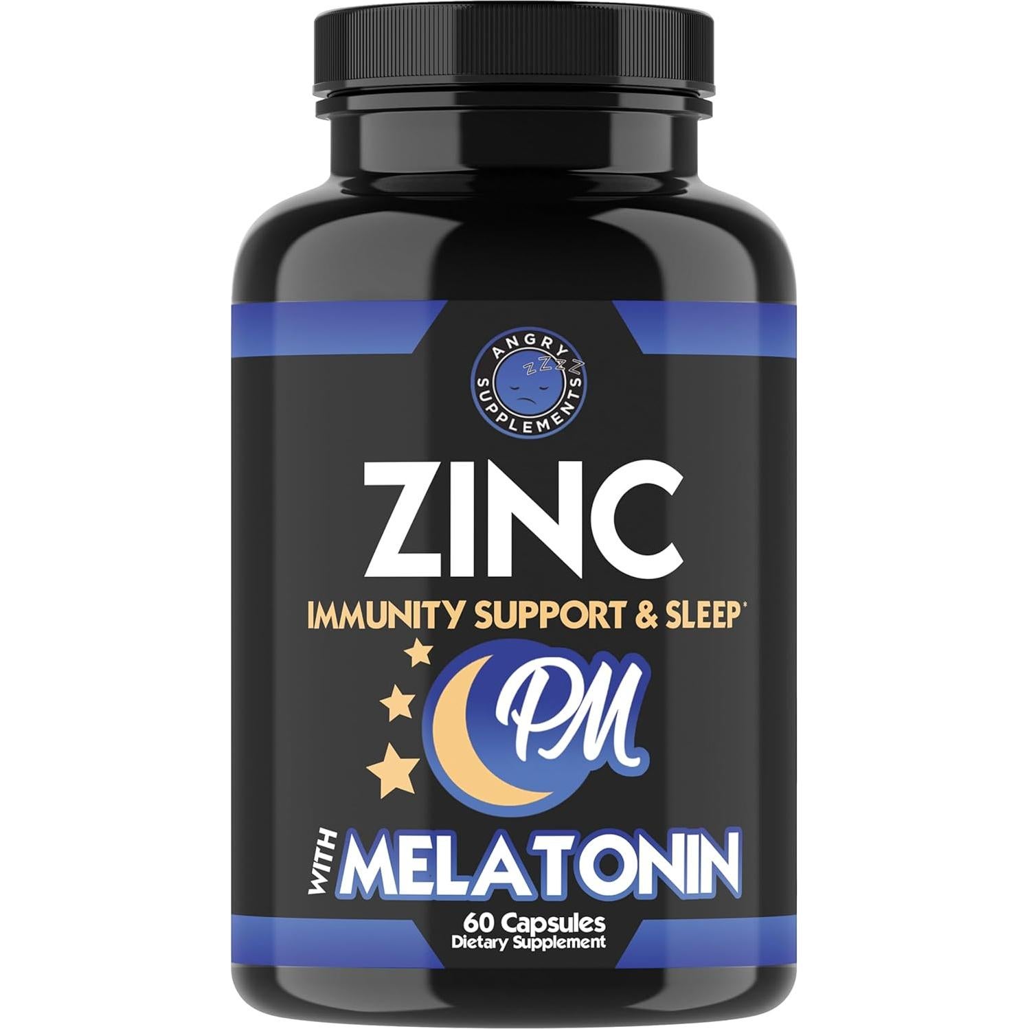 Paquete AM/PM de Zinc Puro y Magnesio Enojados - 120 Cápsulas