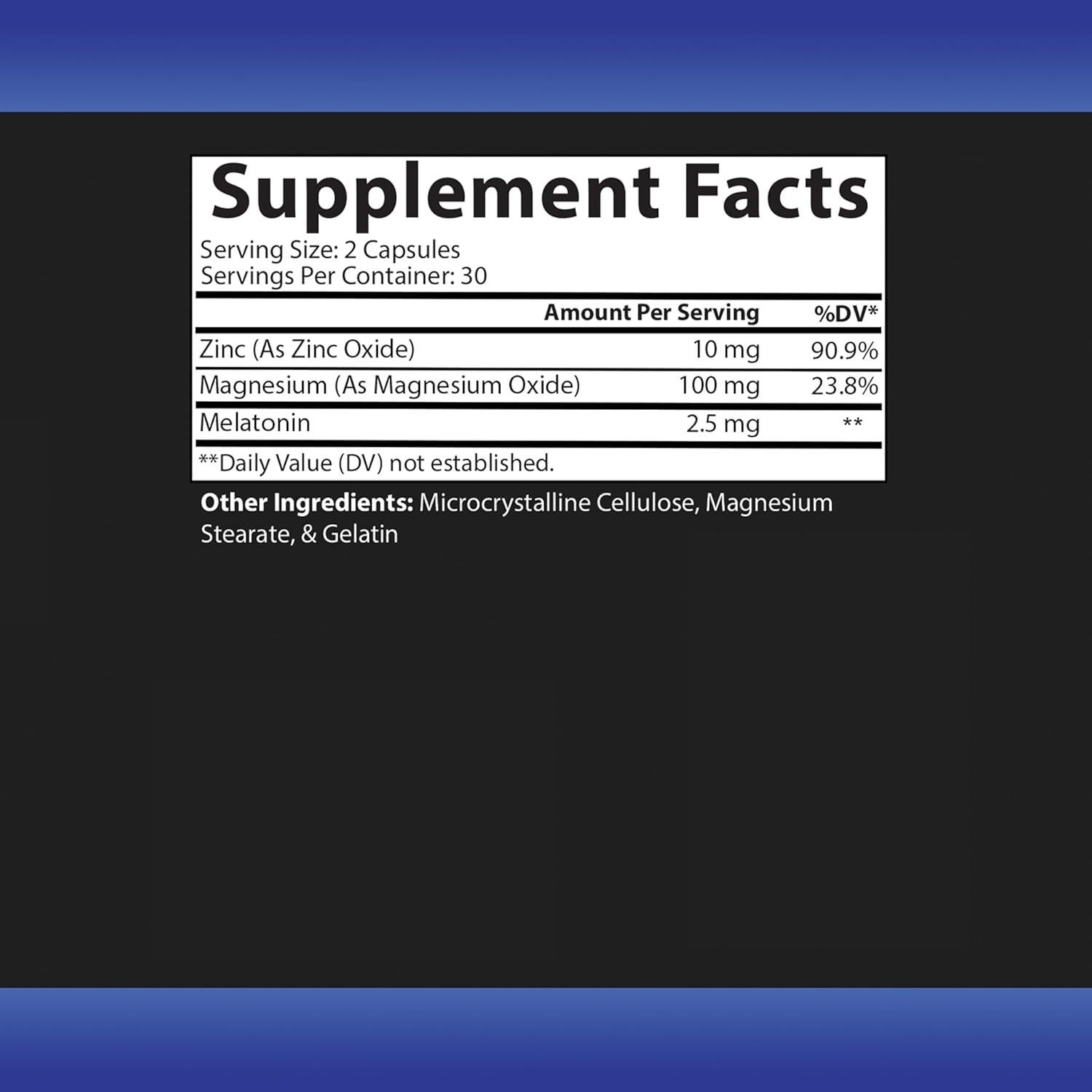 Paquete AM/PM de Zinc Puro y Magnesio Enojados - 120 Cápsulas