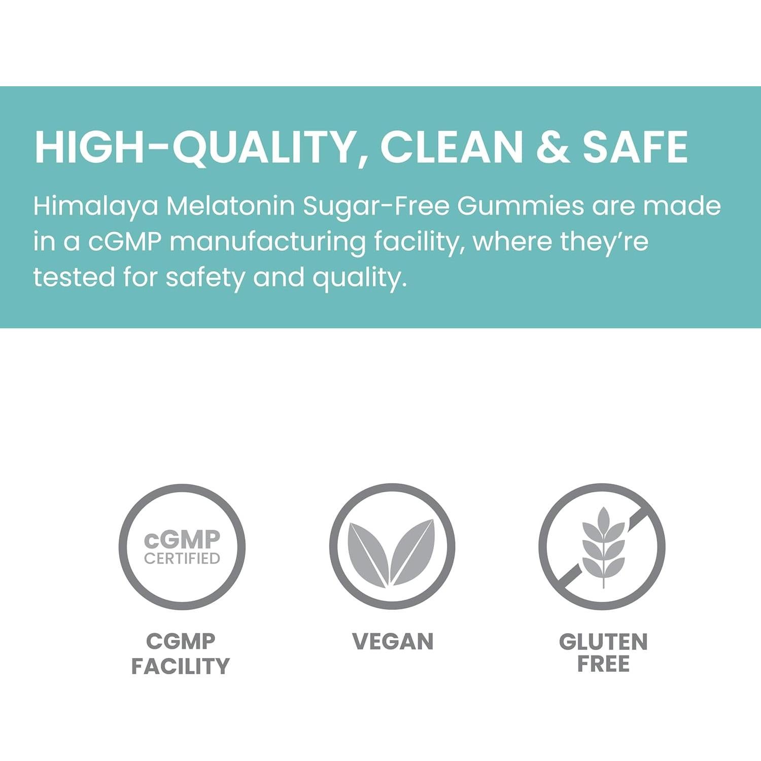 Gomitas de Melatonina Sin Azúcar Himalaya 60 unidades 3 mg