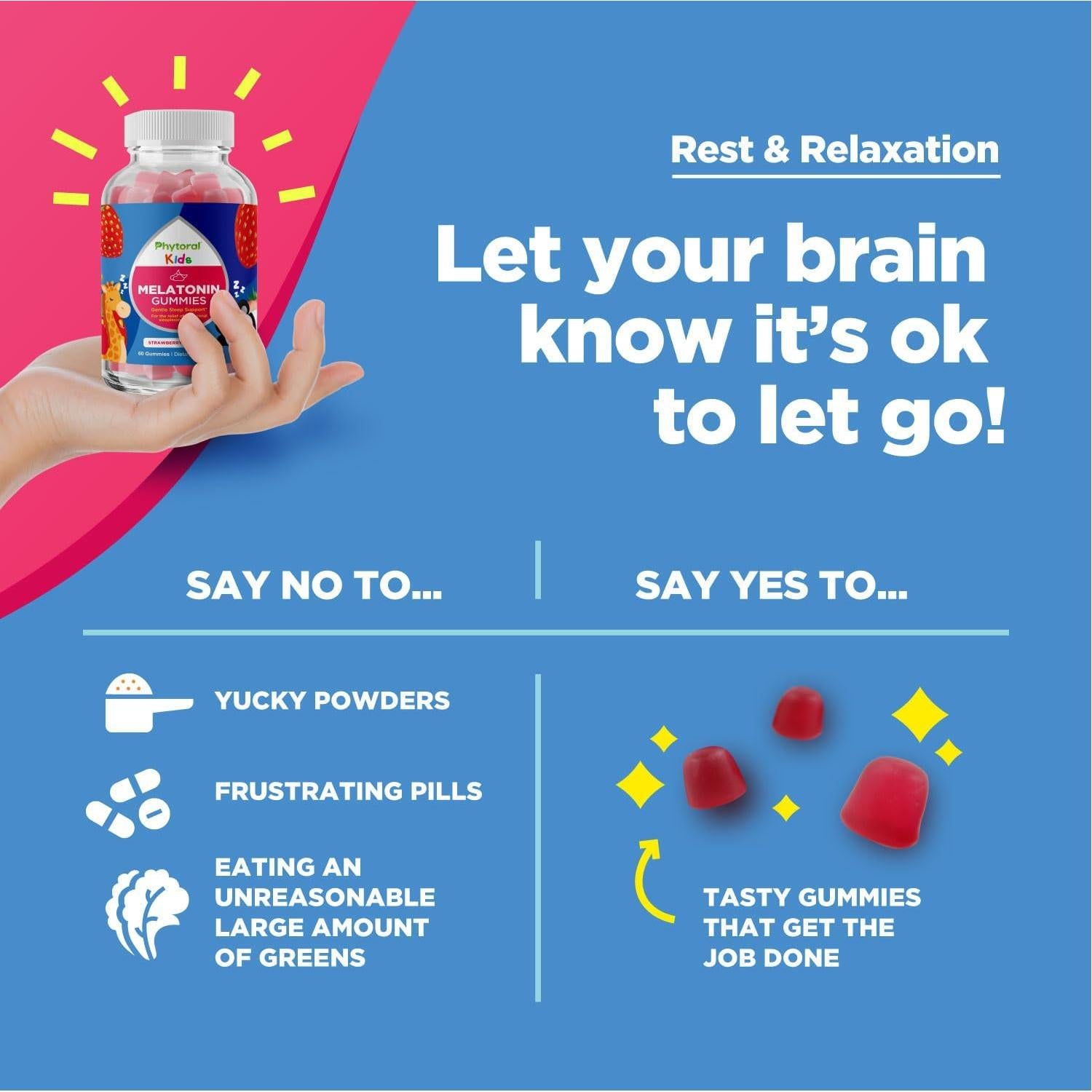 Gomitas de Melatonina para Niños 1mg - Phytoral 159g