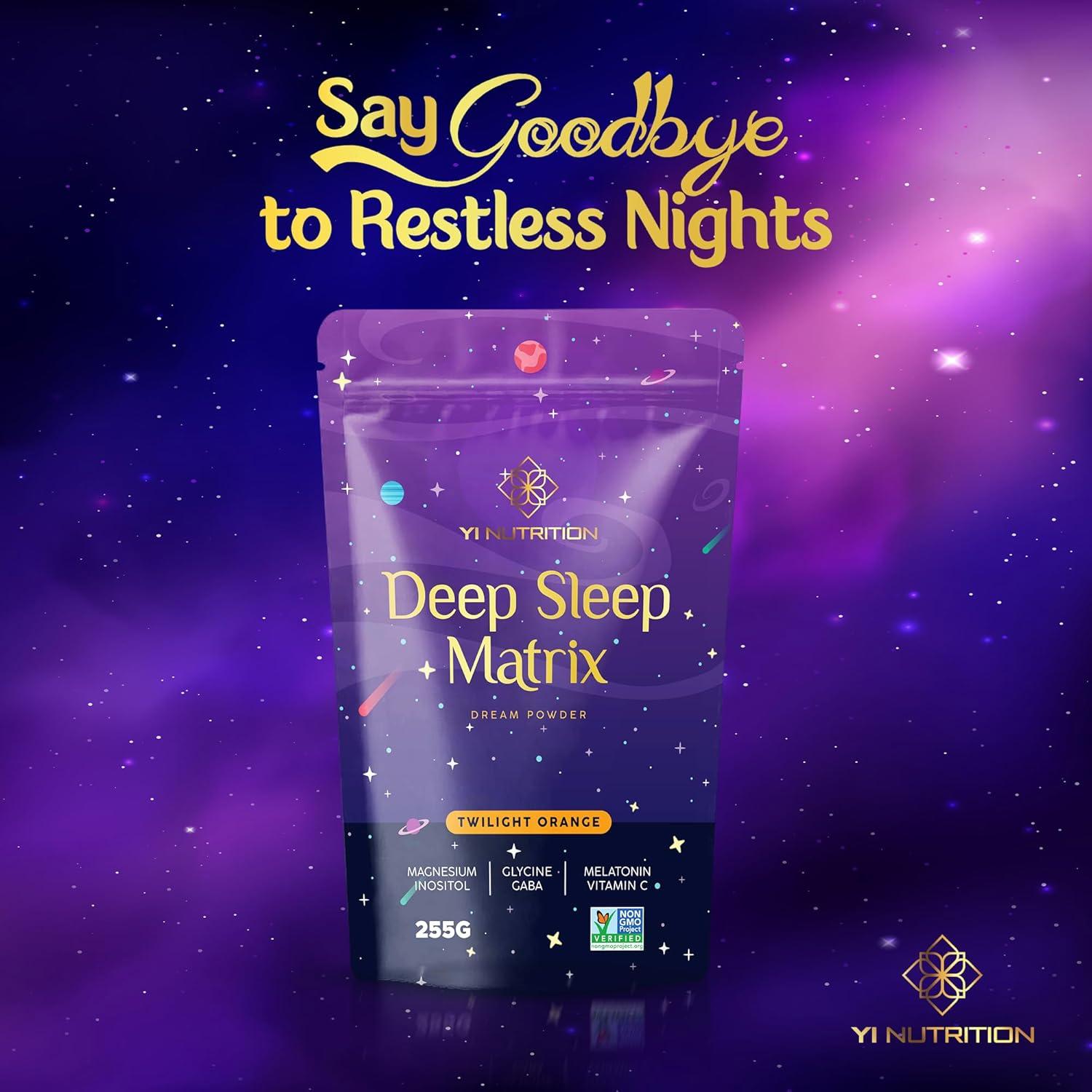 Matriz de Sueño Profundo Yi Nutrition 254g - Vegana y Natural
